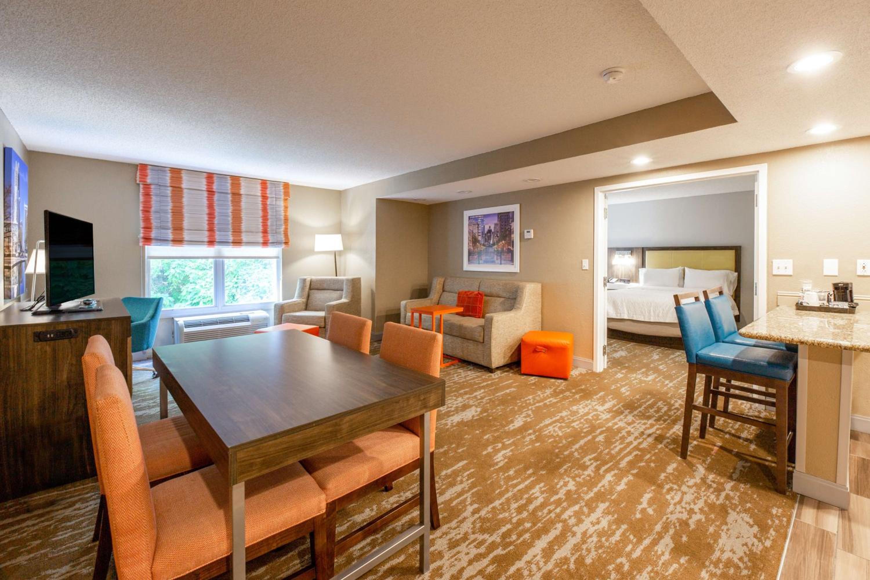 One-Bedroom Suite with Two Queen Beds and Kitchen - Non-Smoking at Hampton Inn & Suites Raleigh Cary Lenovo Center in Cary