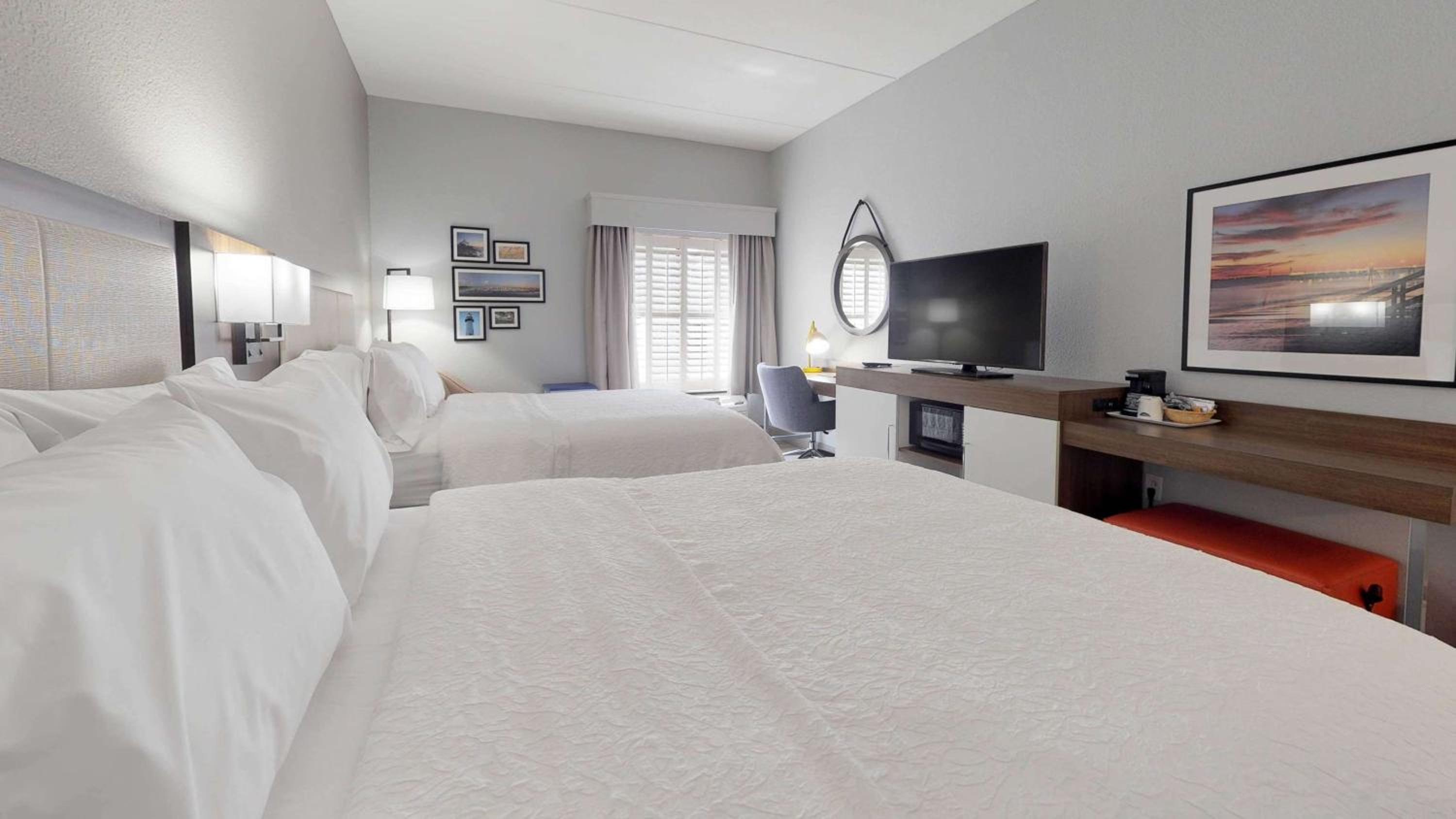 Room with Two Queen Beds - Non-Smoking at Hampton Inn St. Simons Island in Saint Simons Island