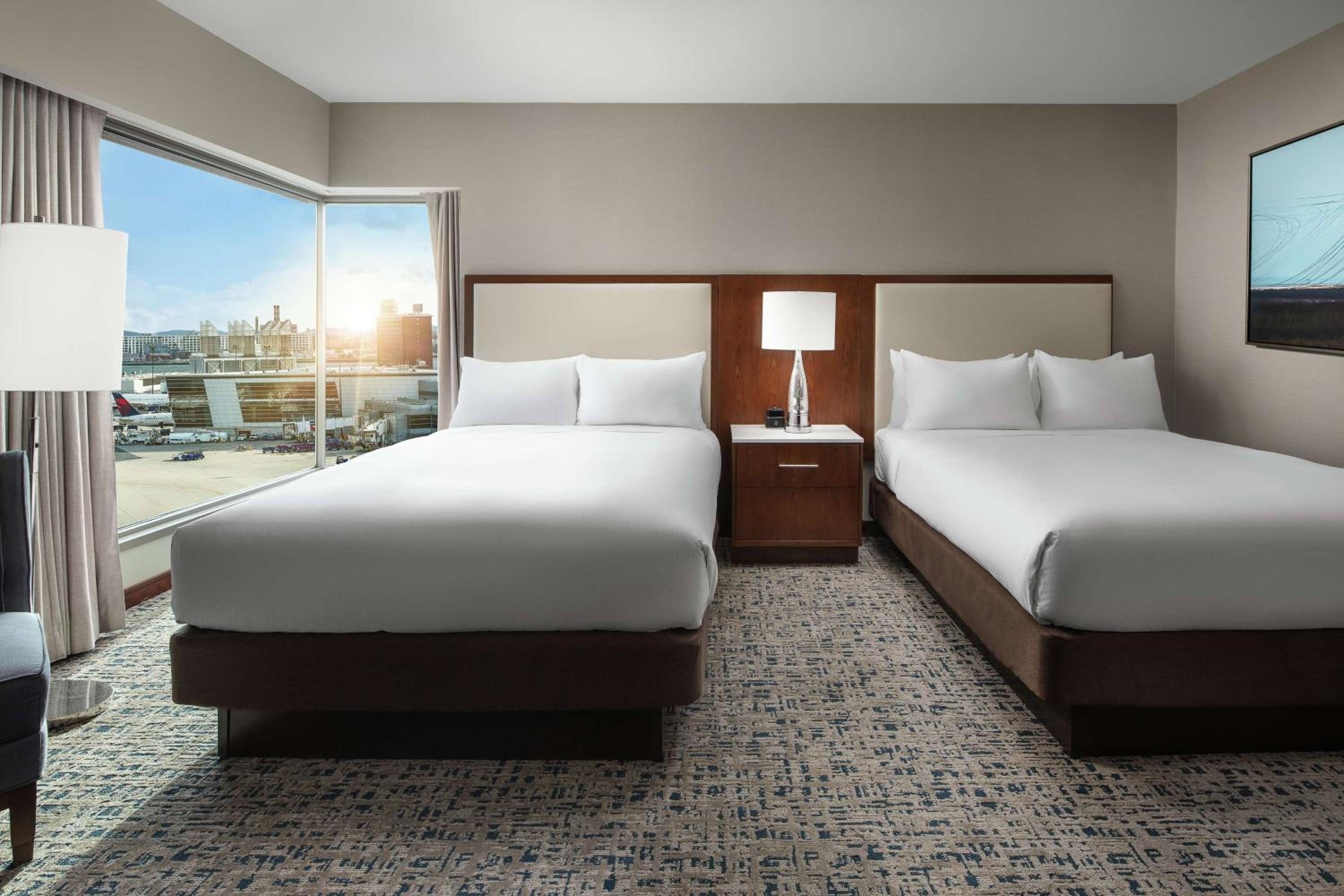 Corner Queen Room with Two Queen Beds