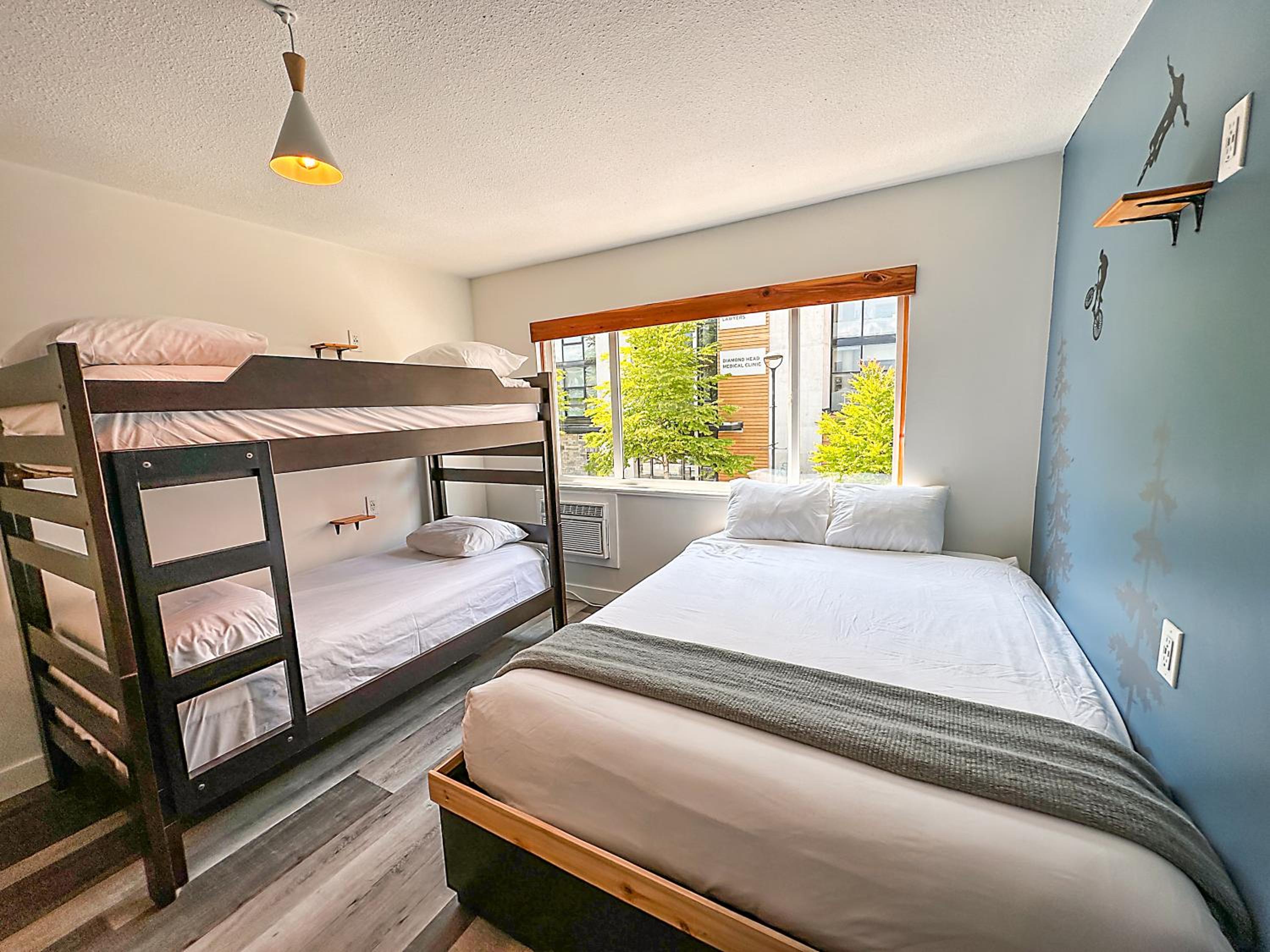 Basic Room, 1 Queen and Twin Bunk (Above LOUD Pub) - Photo 1