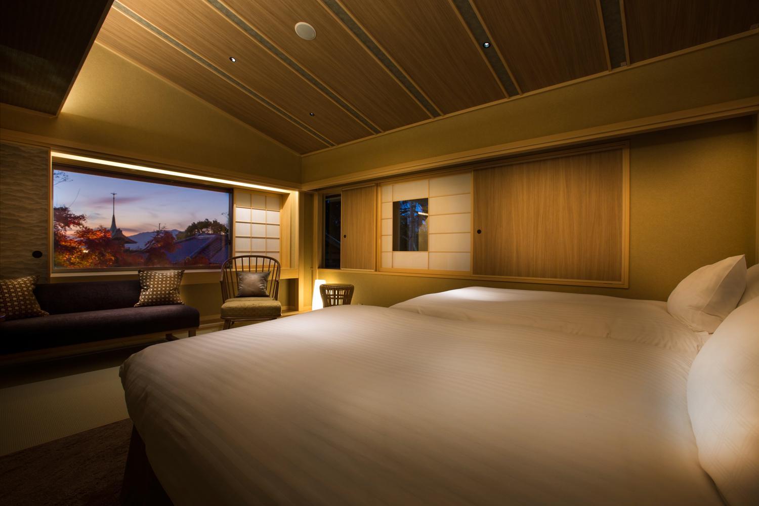 Japanese-Western Room with partial open-air bath TYPE A - Non-Smoking (3rd Floor)  photo 3