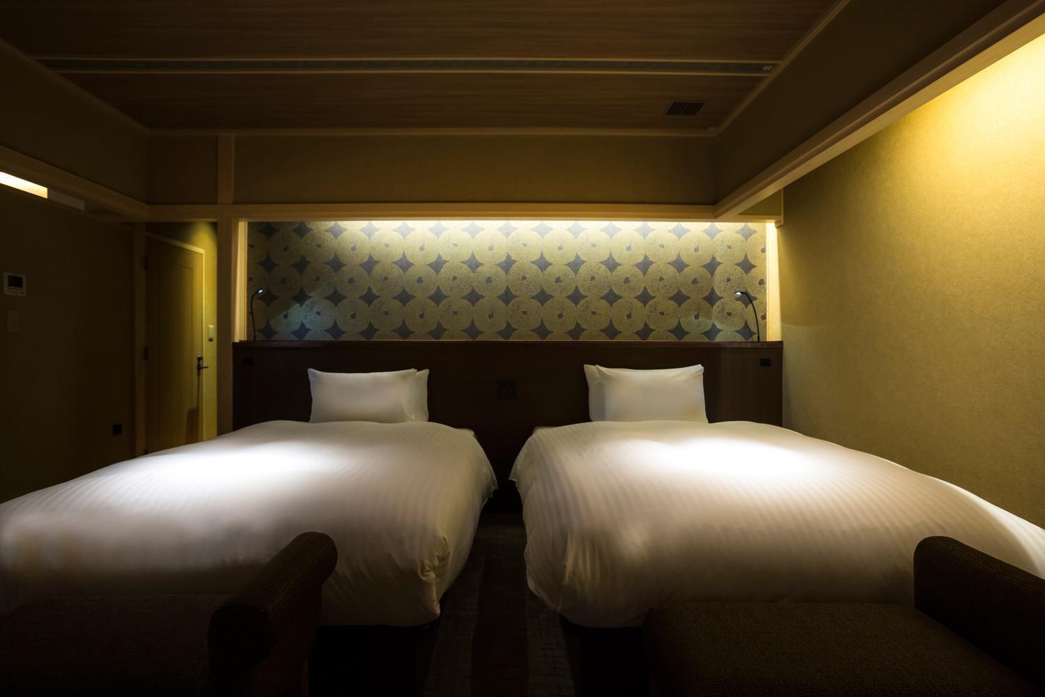 Twin Room with open-air bath & terrace TYPE A - Non-Smoking (Lower ground floor) photo 3