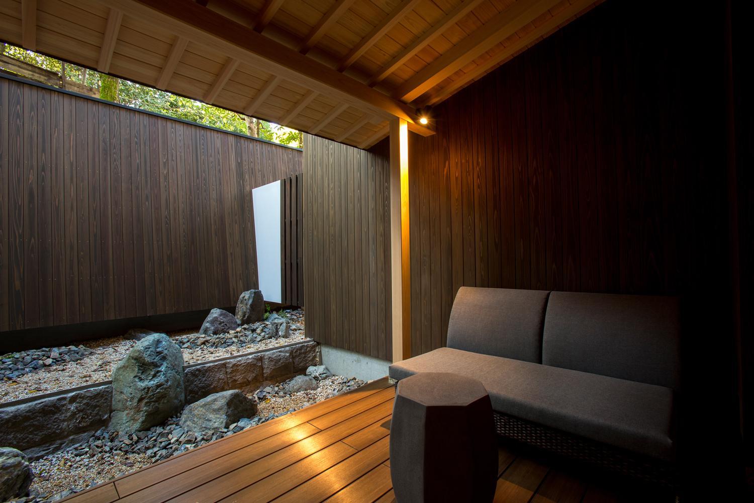 Twin Room with open-air bath & terrace TYPE B - Non-Smoking (Lower ground floor) photo 3