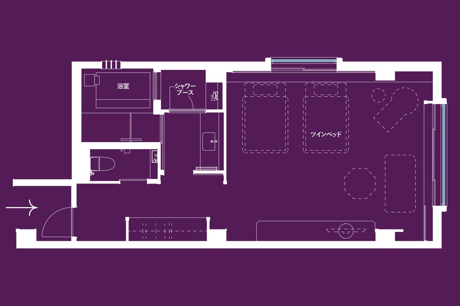 Twin Room TYPE A - Non-Smoking (3rd Floor) - Photo 2