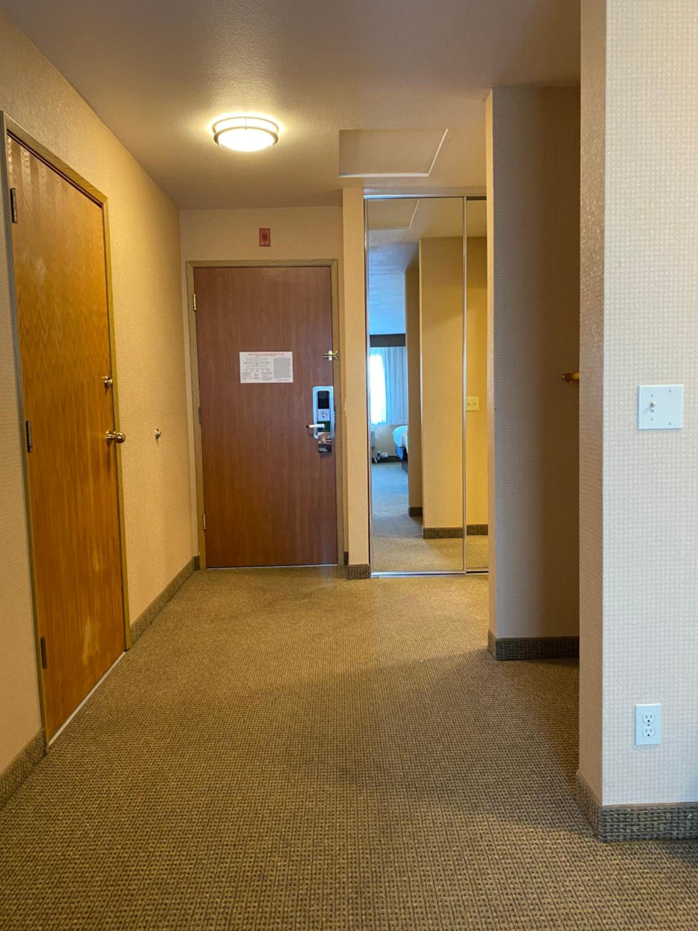 Queen Room with Two Queen Beds, Mobility Access and Roll-In shower, Non-Smoking
