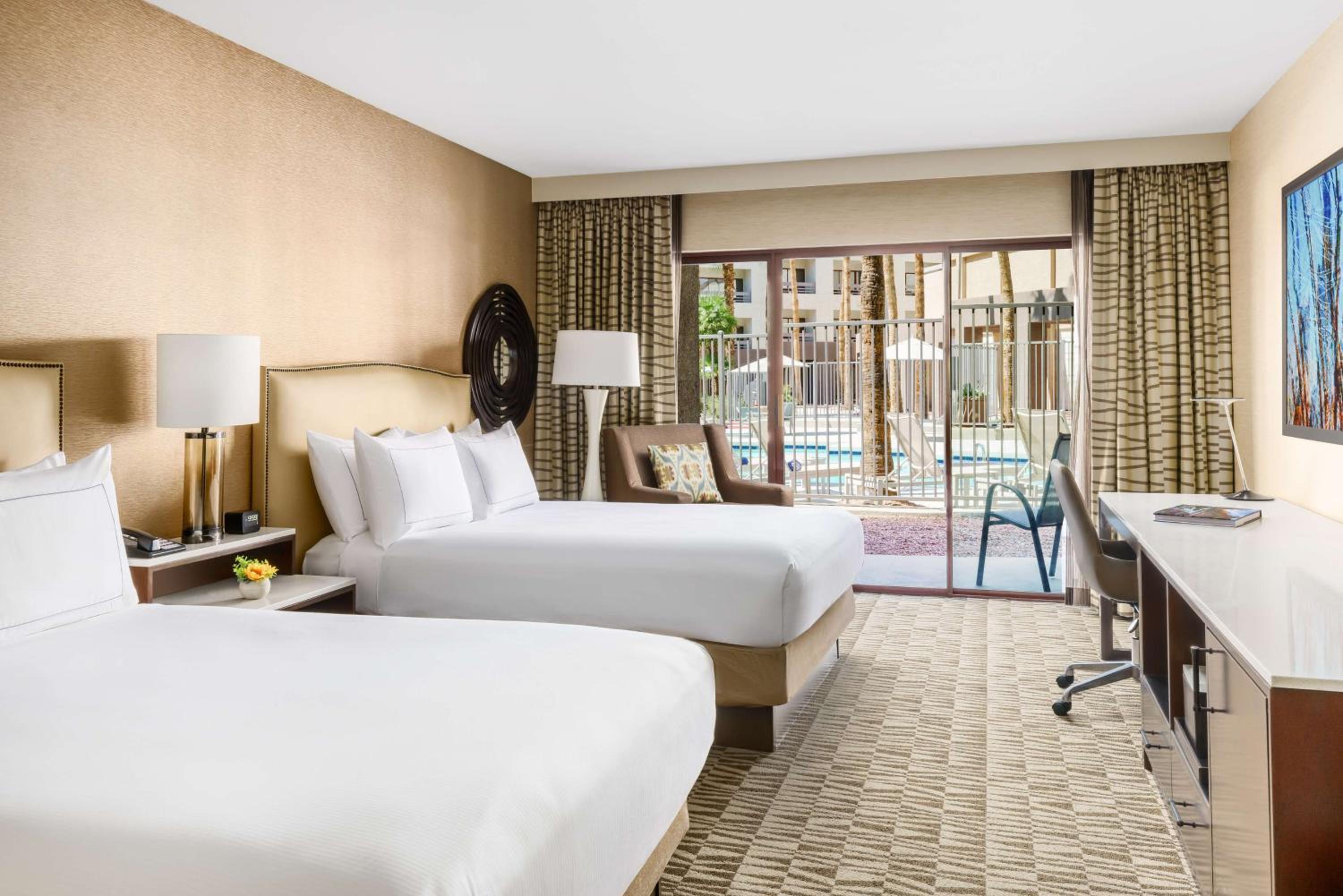 Queen Room with Two Queen Beds with Pool View and Patio - Photo 3