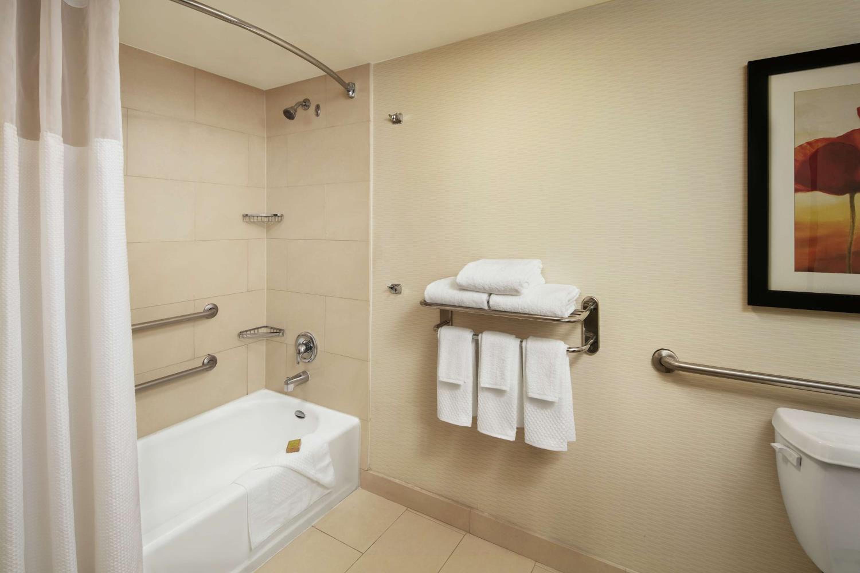 Queen Suite with Roll-In Shower - Disability Access