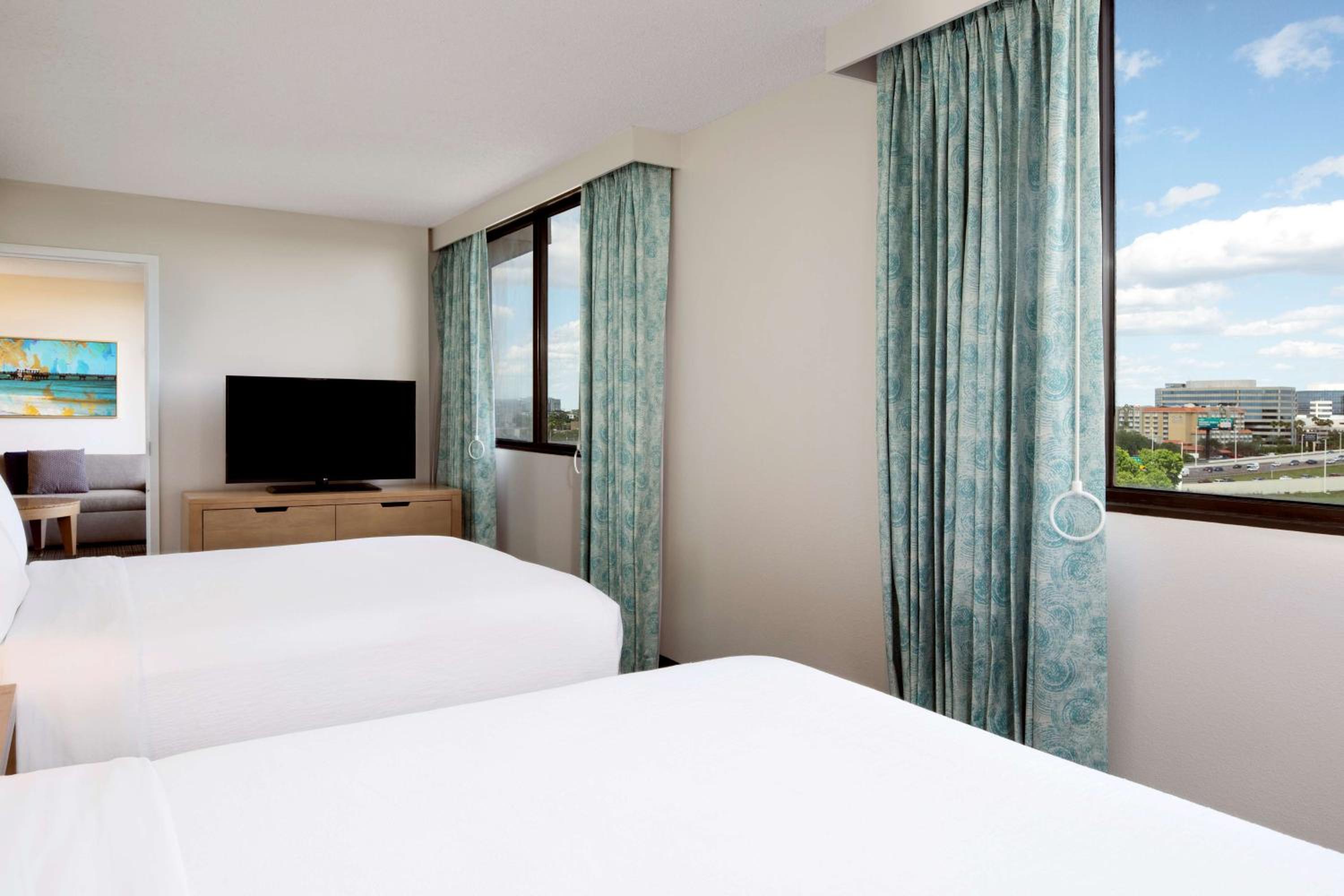 Two Queen Suite/Disability Access with Roll- in Shower - Non-Smoking photo 1