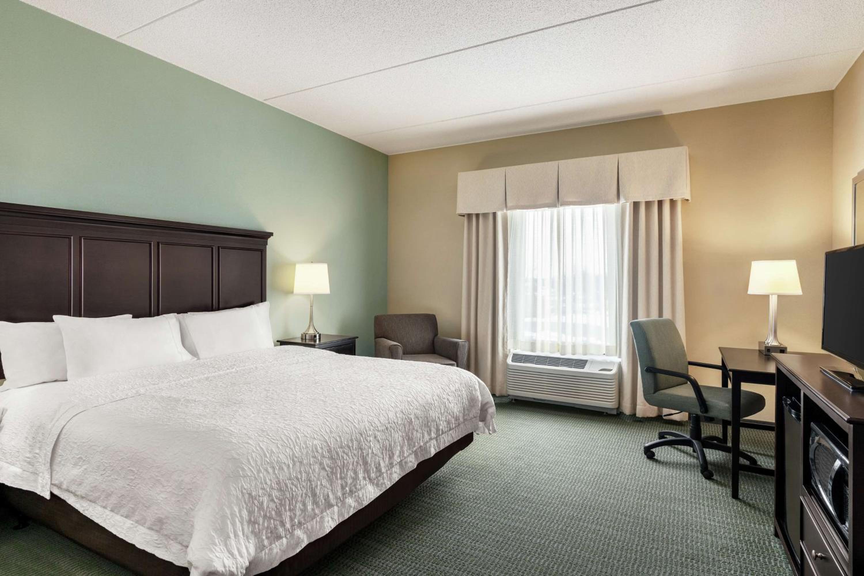 King Room with Accessible Tub - Mobility and Hearing Access/Non-Smoking at Hampton Inn & Suites Mount Joy/Lancaster West, Pa in Manheim