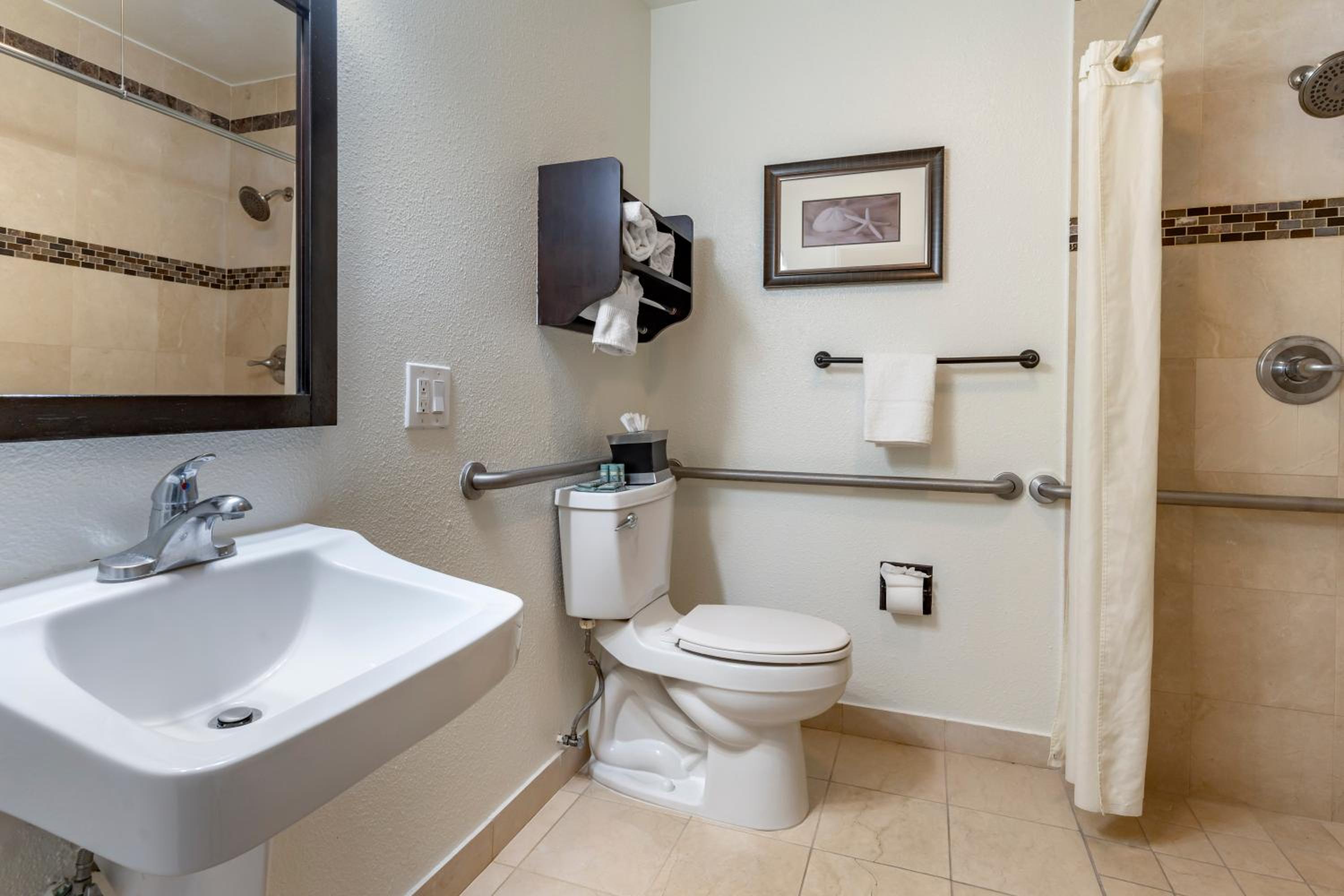 Queen Room with Roll-In Shower - Disability Access/Non-Smoking - Photo 5