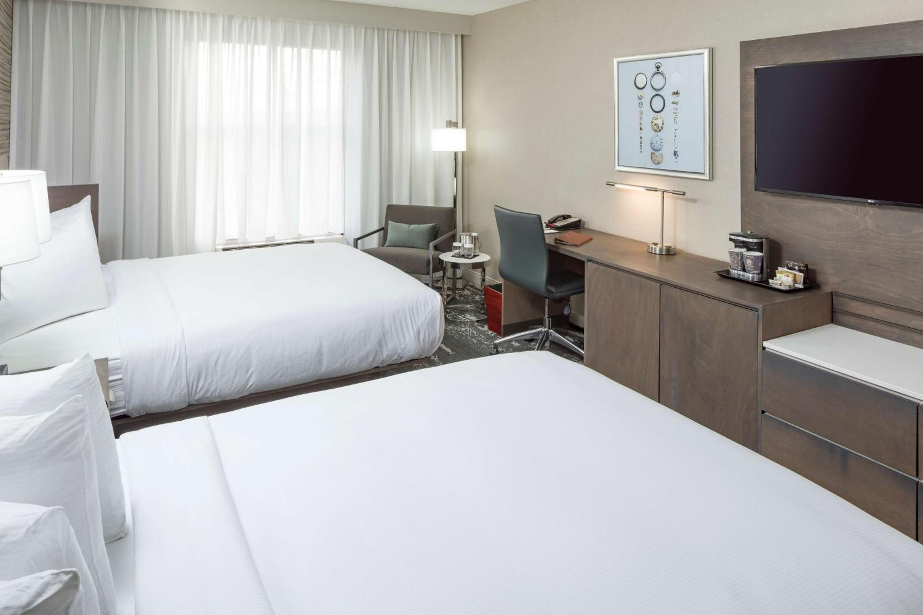 Queen Room with Two Queen Beds at DoubleTree by Hilton Boston Logan Airport Chelsea in Chelsea