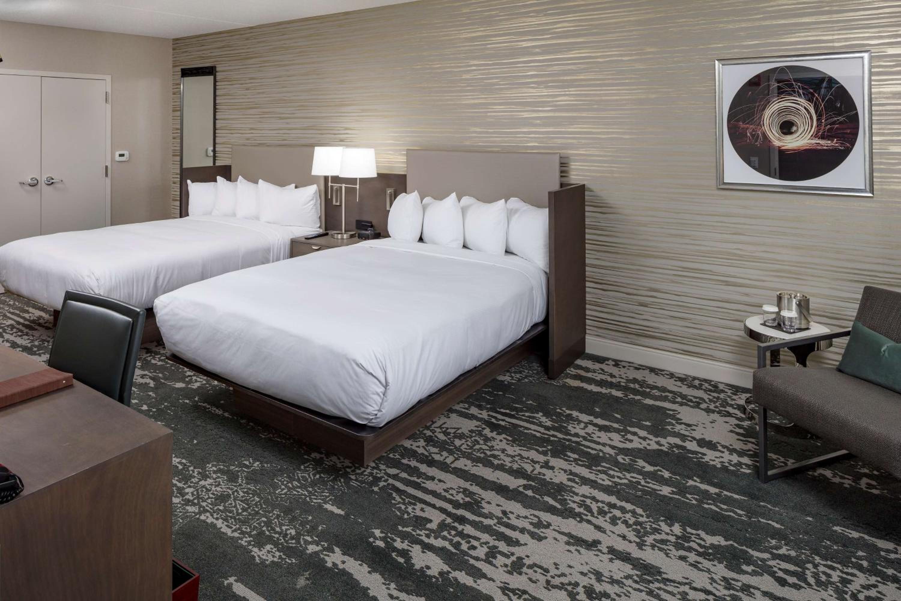 Queen Room with Two Queen Beds - Hearing Access at DoubleTree by Hilton Boston Logan Airport Chelsea in Chelsea