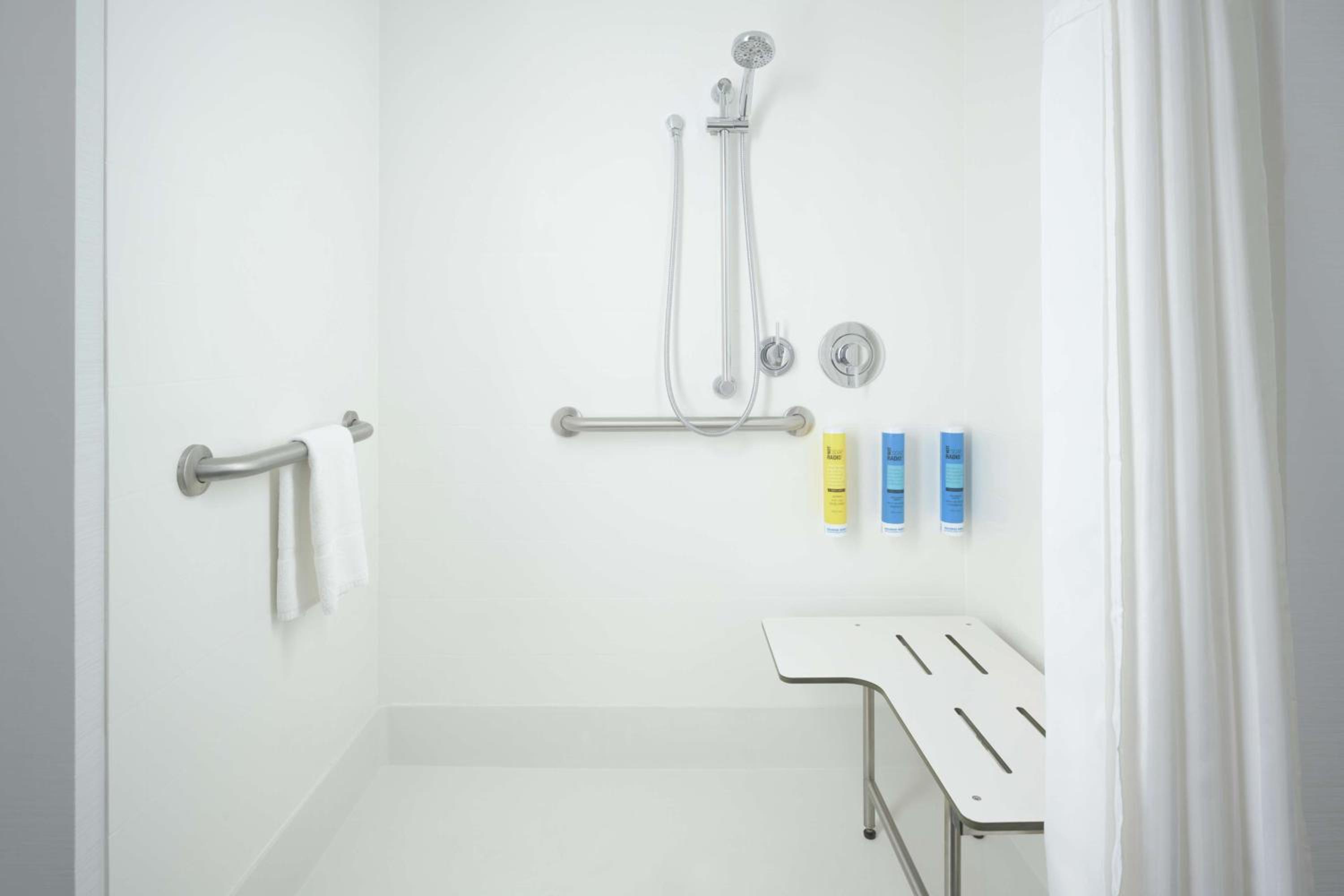 King Room with Roll-In Shower - Mobility and Hearing Access