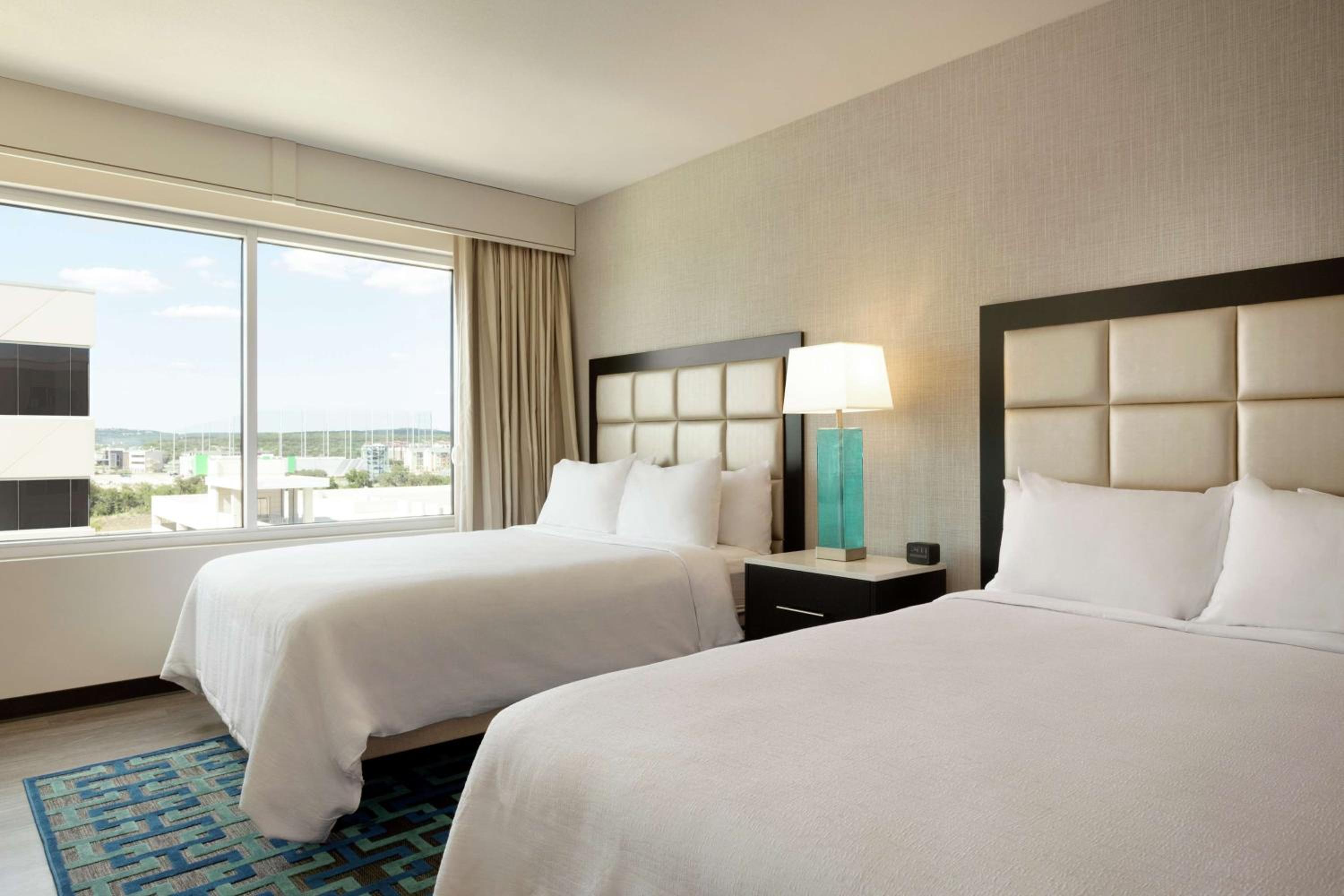 Suite with Two Queen Beds and Roll-in Shower - Mobility and Hearing Access