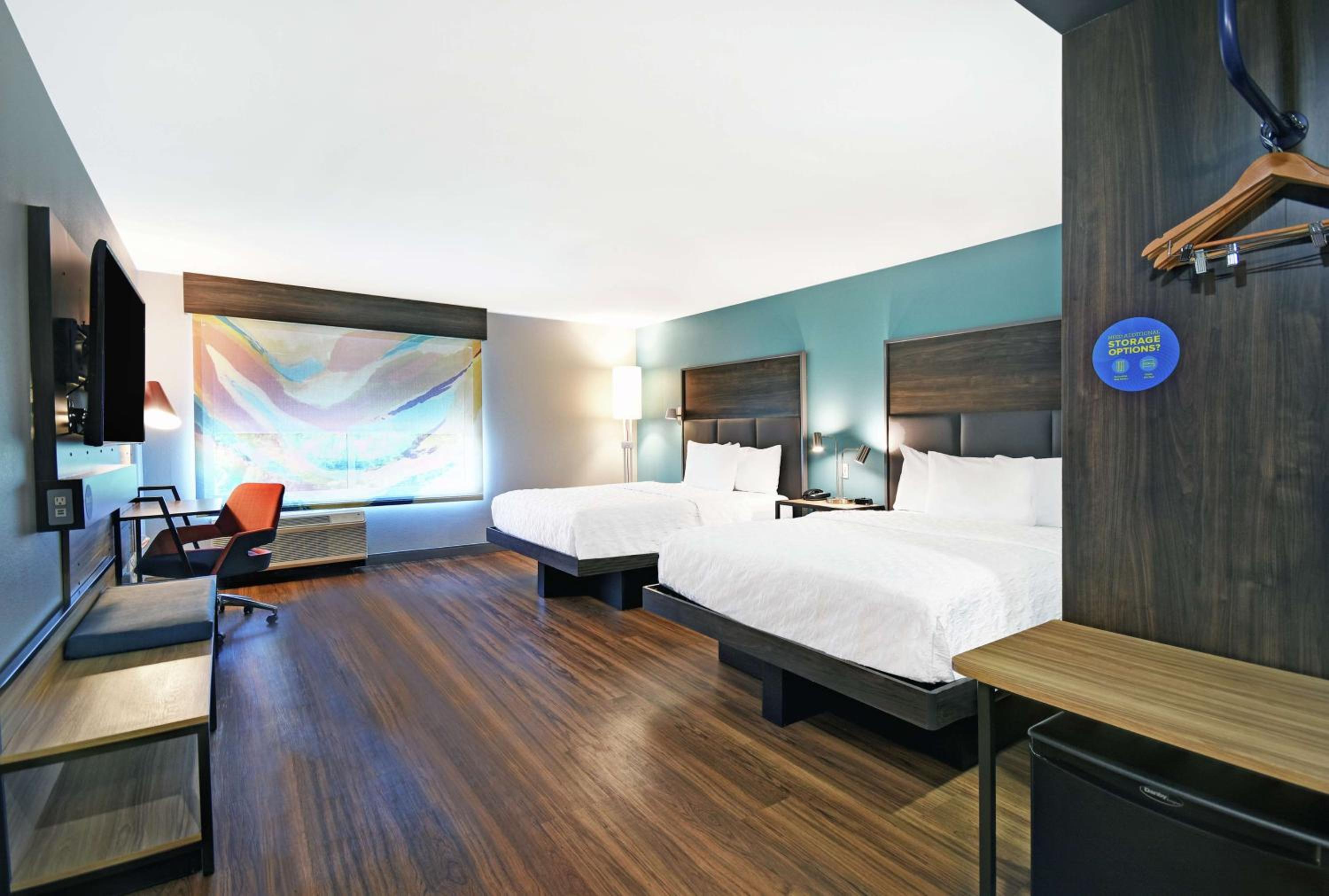 Queen Room with Two Queen Beds and Roll-In Shower - Mobility and Hearing Access - Photo 3