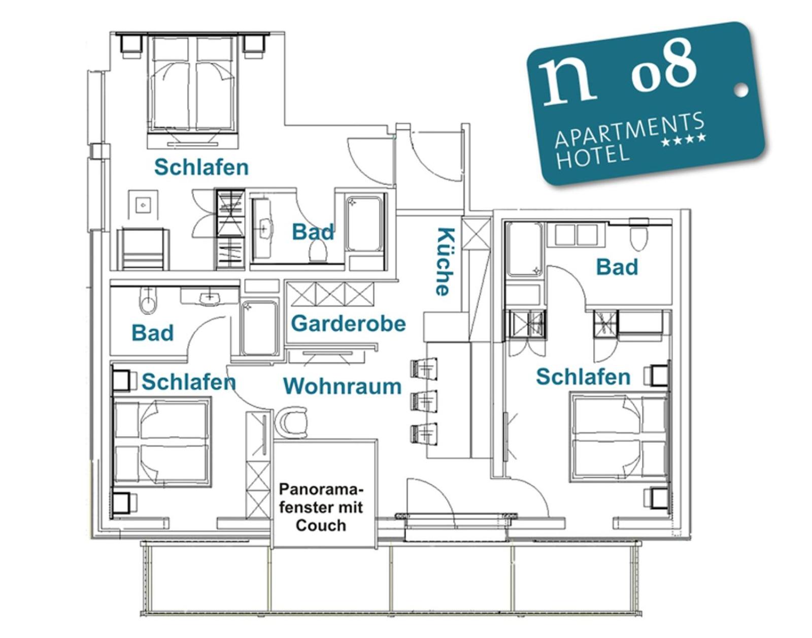 Deluxe Three-Bedroom Apartment