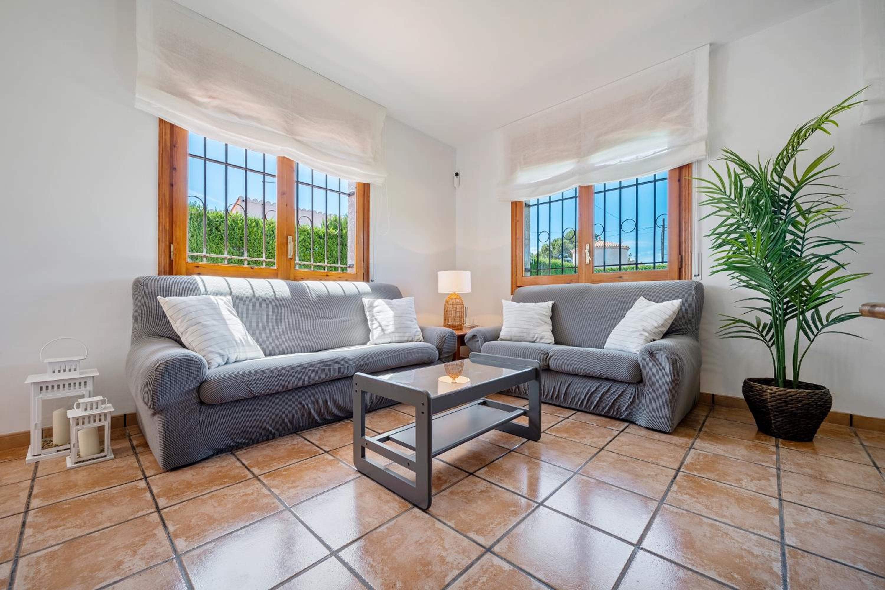 Villa con vistas al jardín