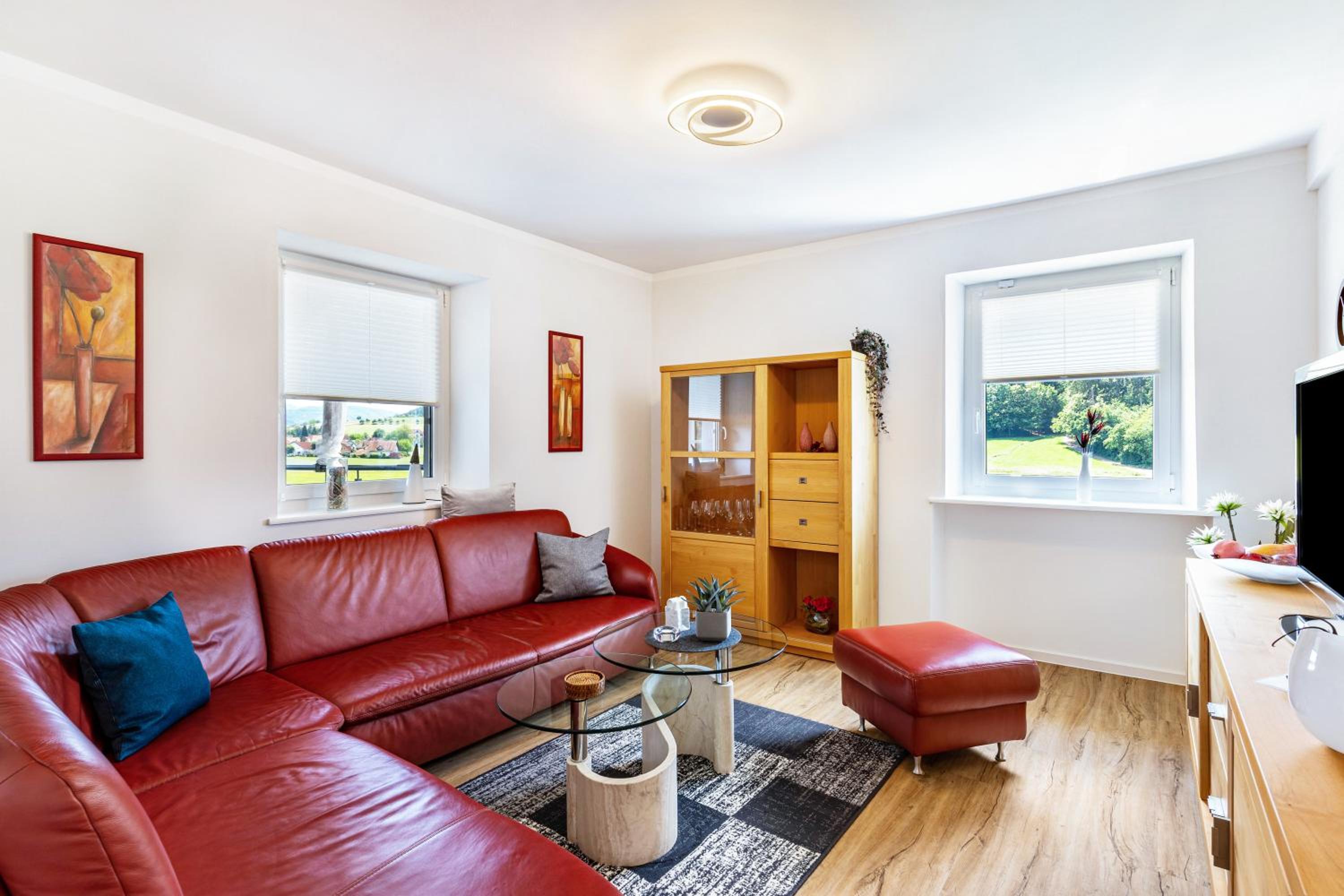 Two-Bedroom Deluxe Apartment with Garden View