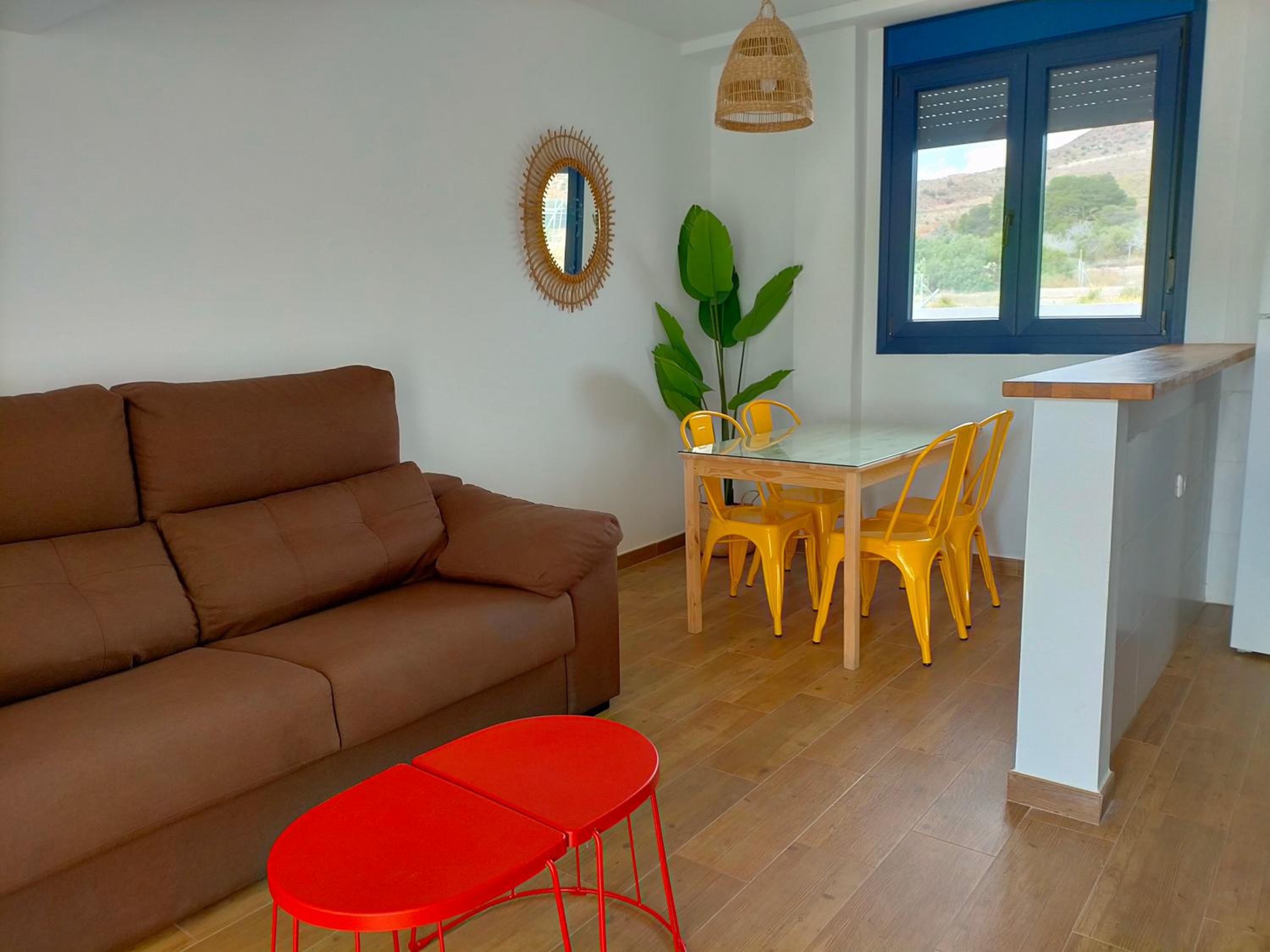 Apartamento con vista a la piscina