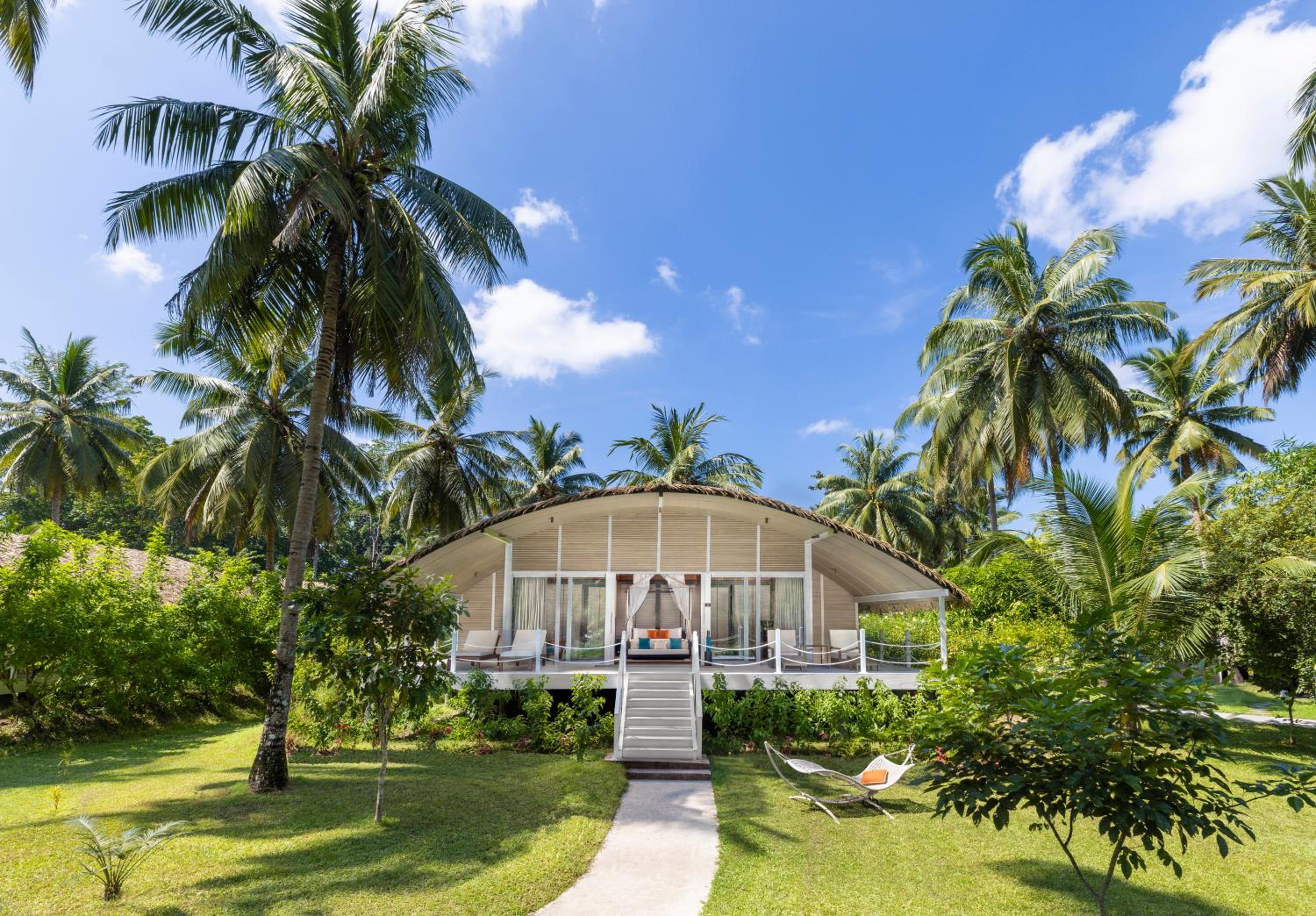 Deluxe Villa – Inclusive Resort Activities: – Beachfront yoga session.- Aqua aerobics gym session.- Shell art activity – 10% Discount on SPA & Food & Soft Beverages& Laundry photo