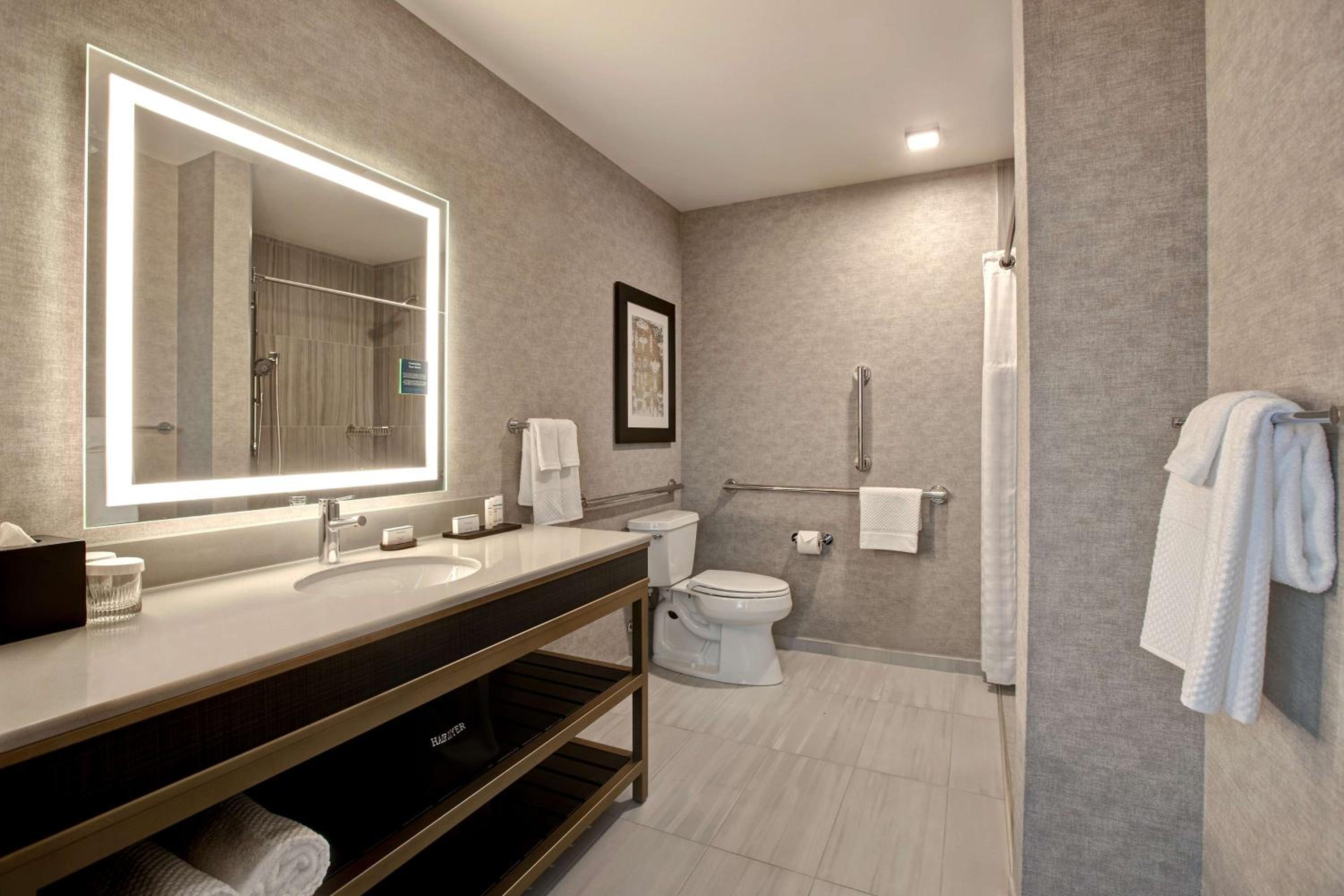 King Studio Suite with Roll-In Shower - Hearing Access - Photo 3