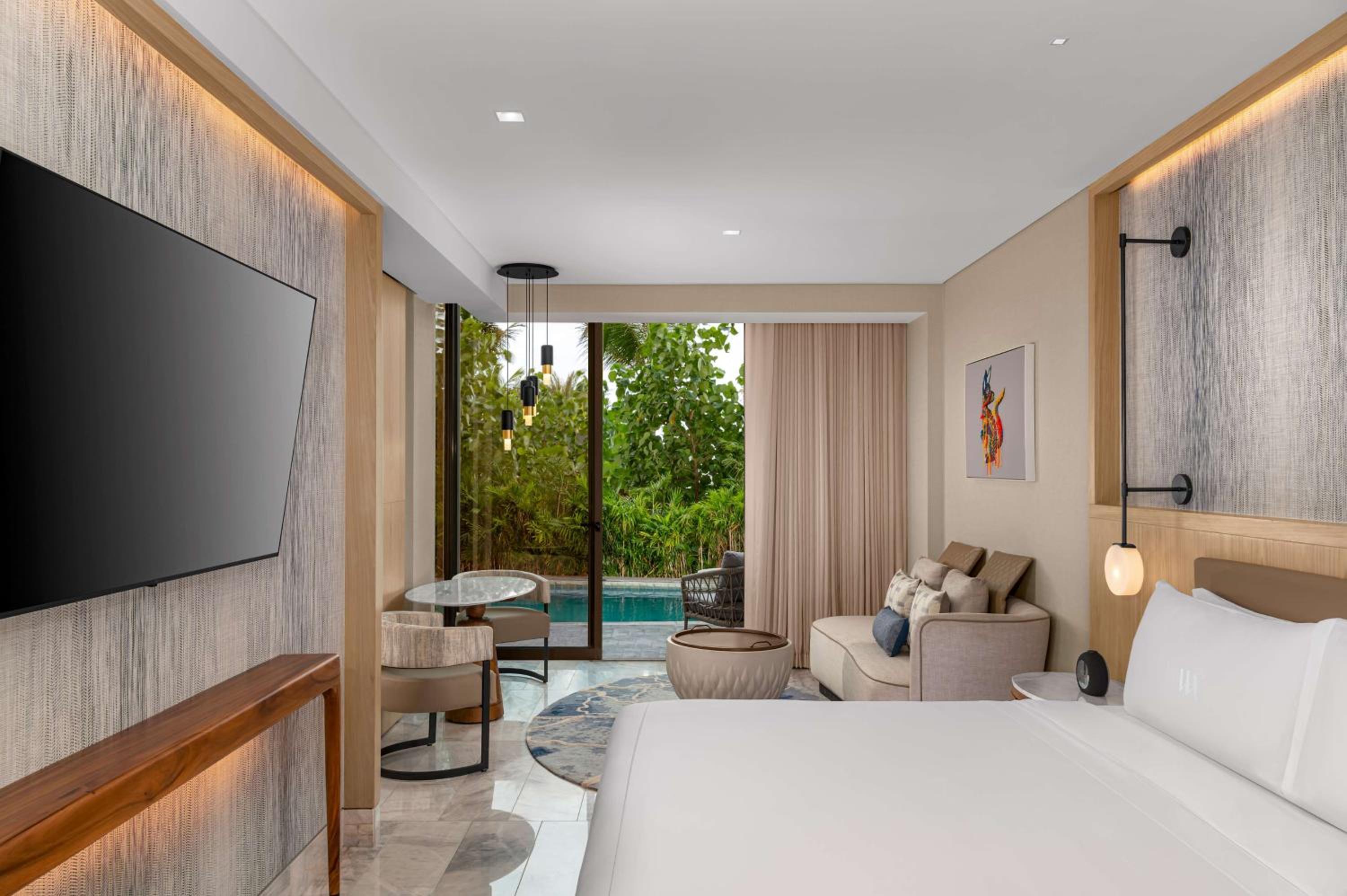 Habitación King con Acceso Directo a la Piscina