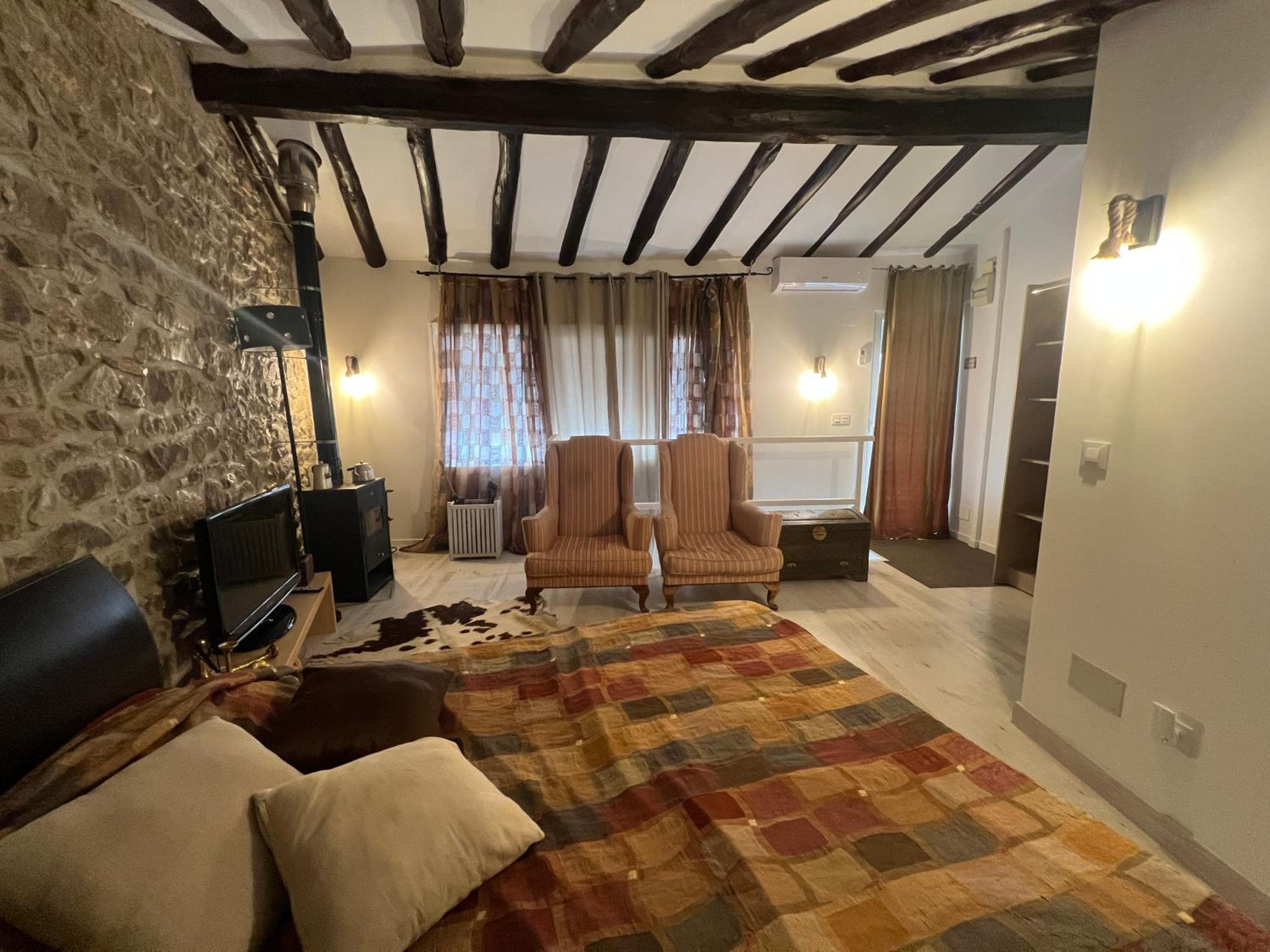 Apartamento con vista al jardín