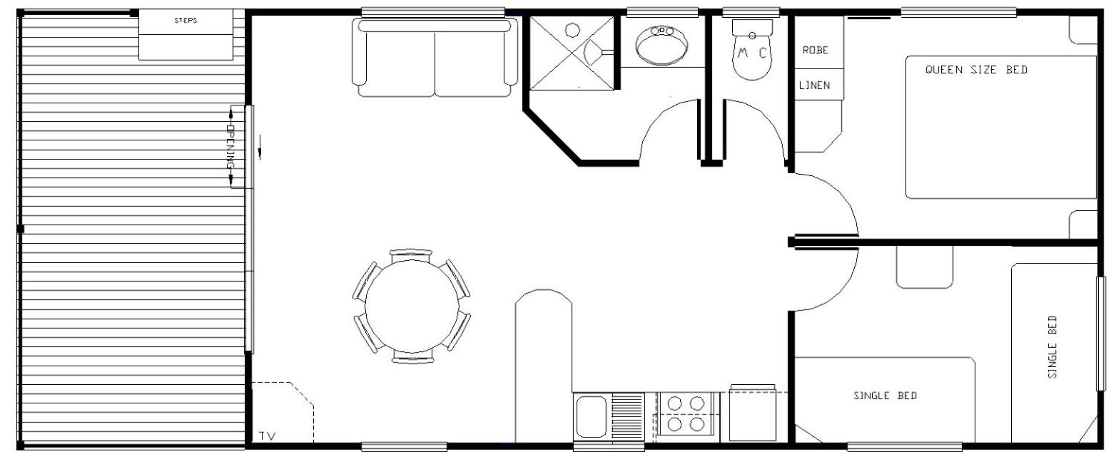 Deluxe Riverview Cabin 4 Berth photo 3