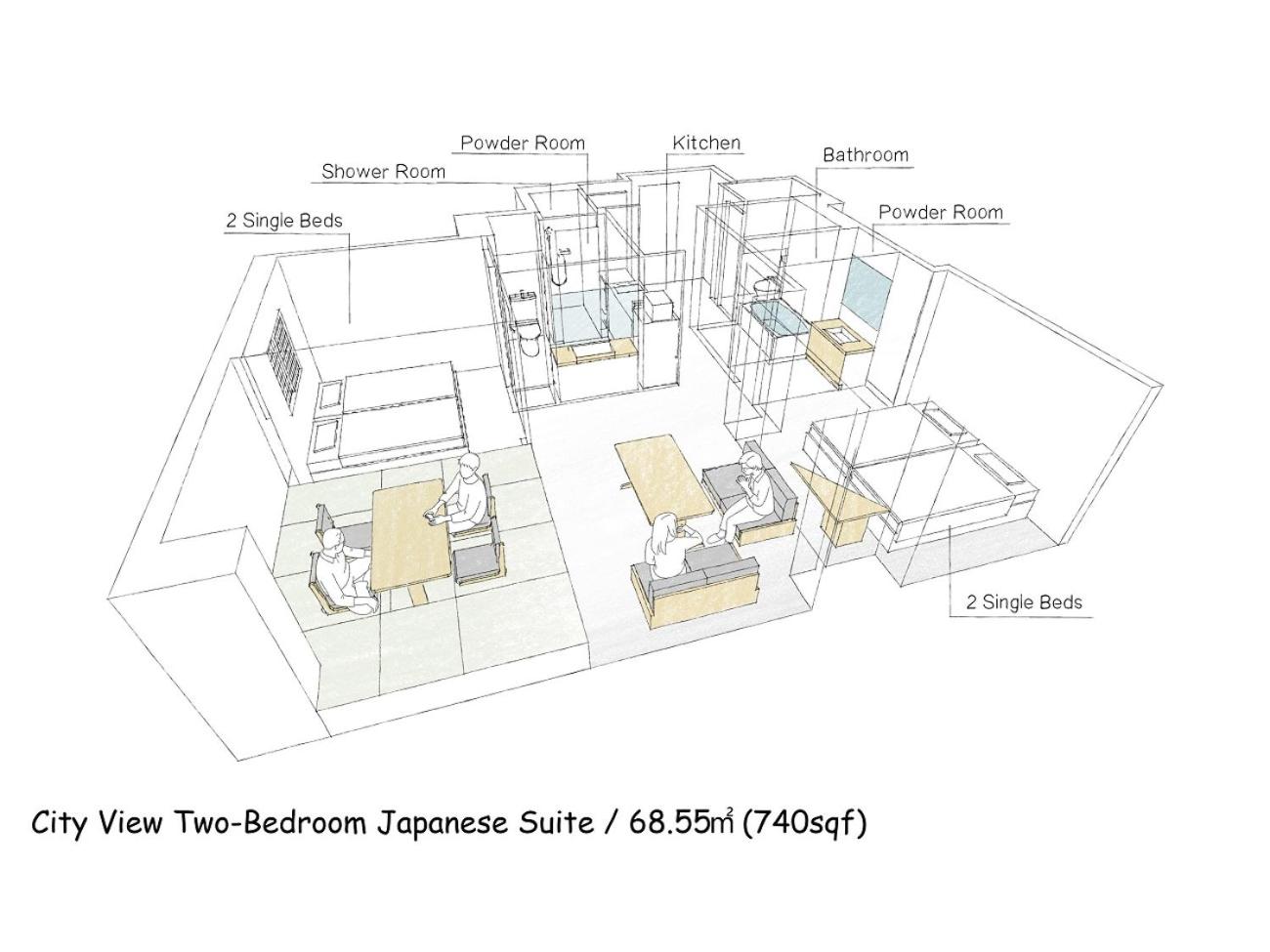 City View Two-Bedroom Japanese Suite thumbnail 6