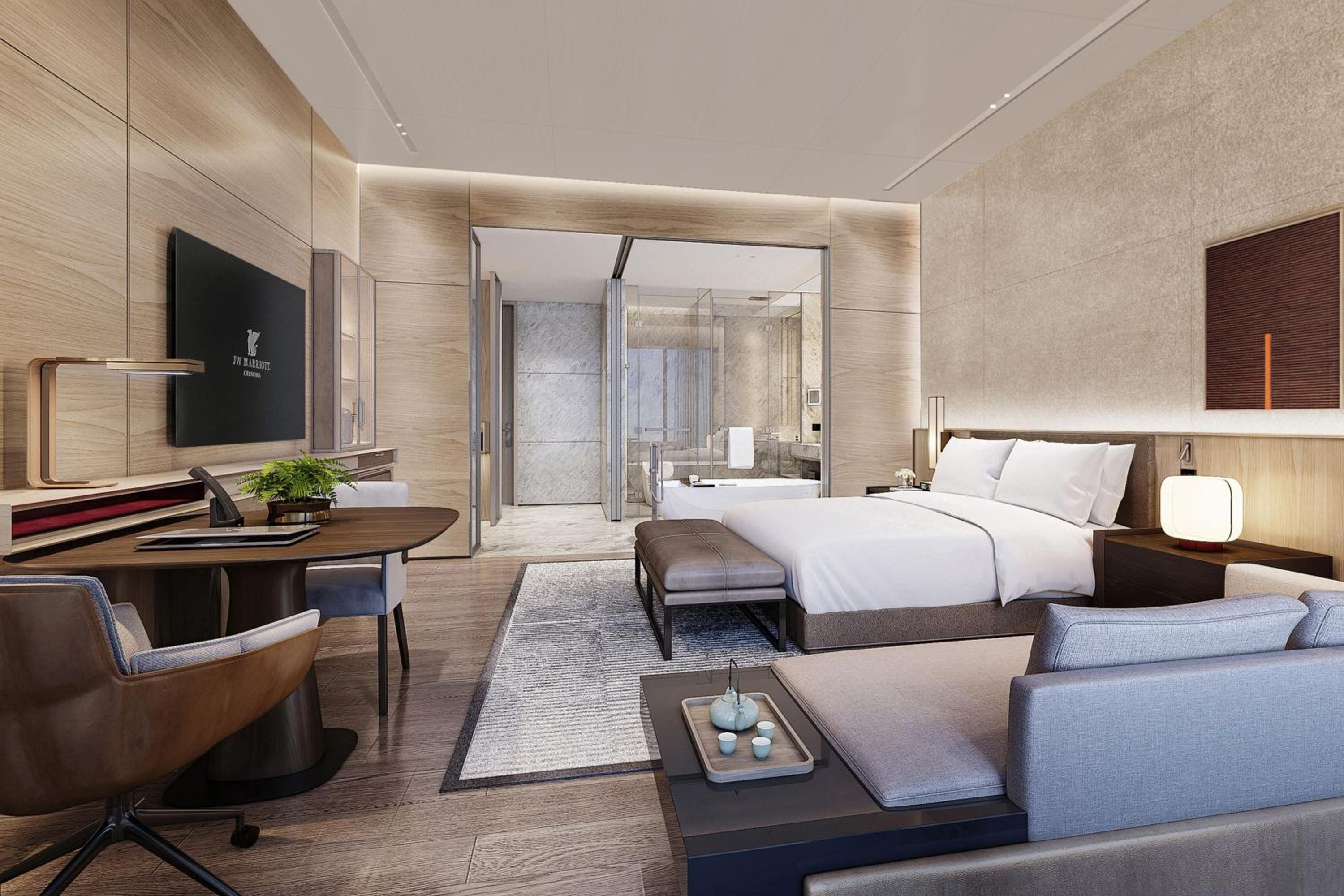 Deluxe, Guest room, 1 King, City view - Photo 2