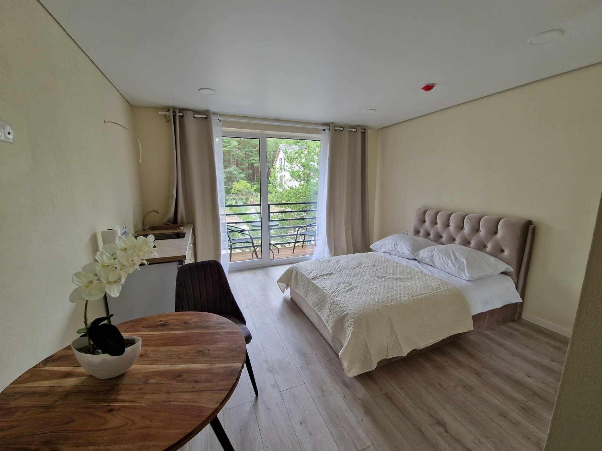 Studio with Balcony