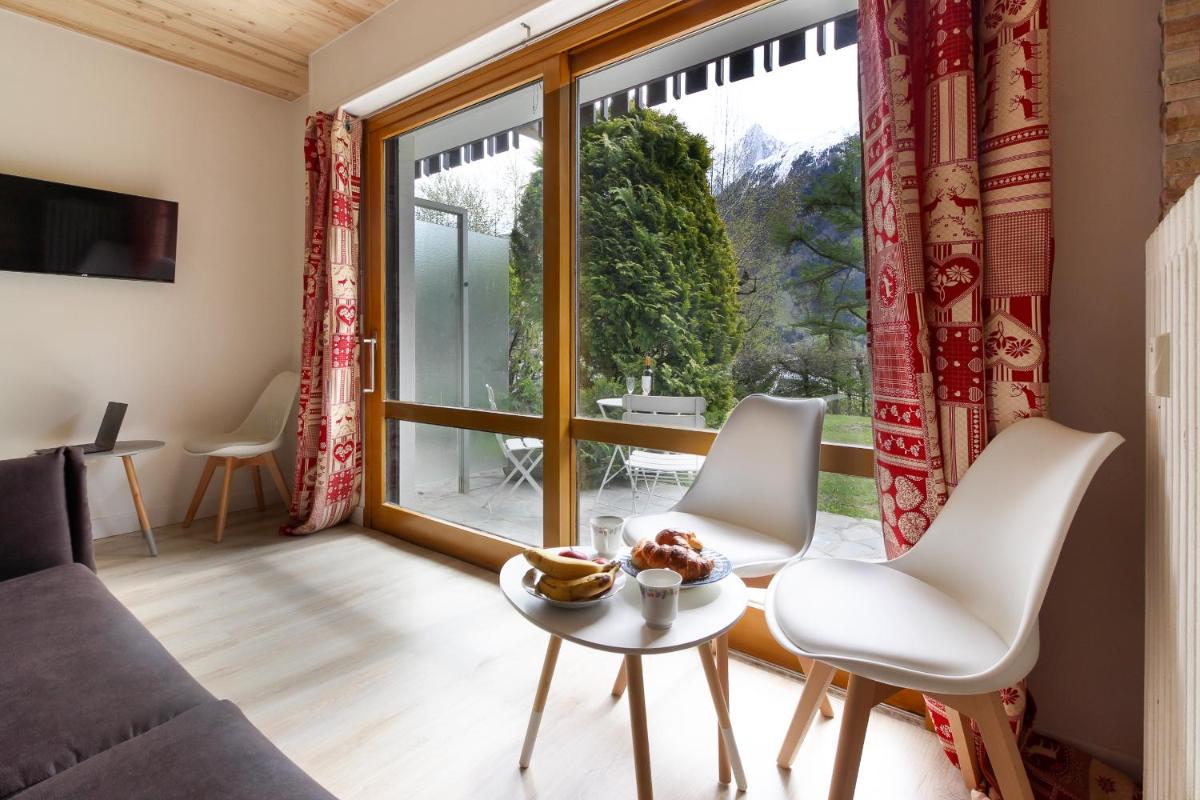 Studio 5 with garden - Mont-Blanc view