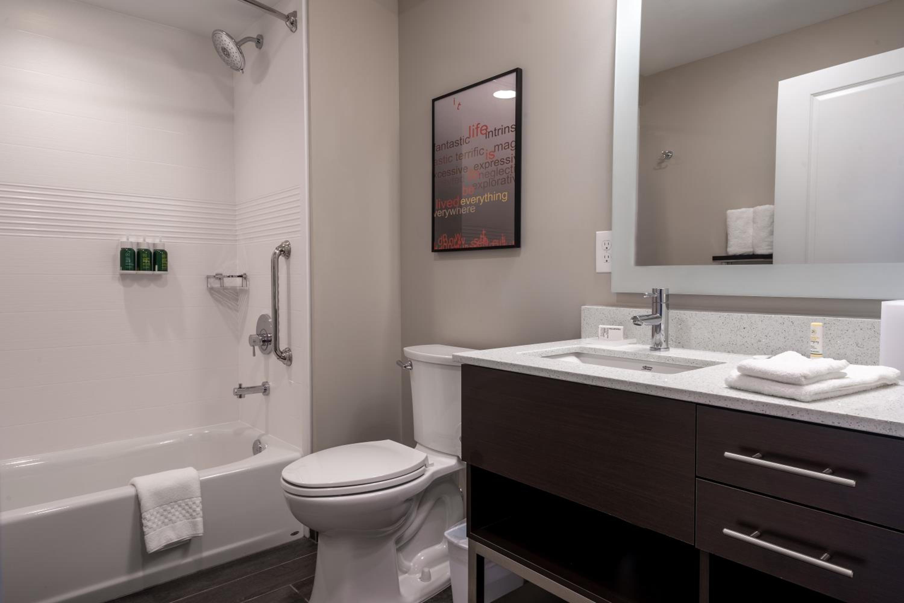 One-Bedroom Queen Suite with Sofa Bed and Adapted Tub - Mobility and Hearing Accessible photo 2