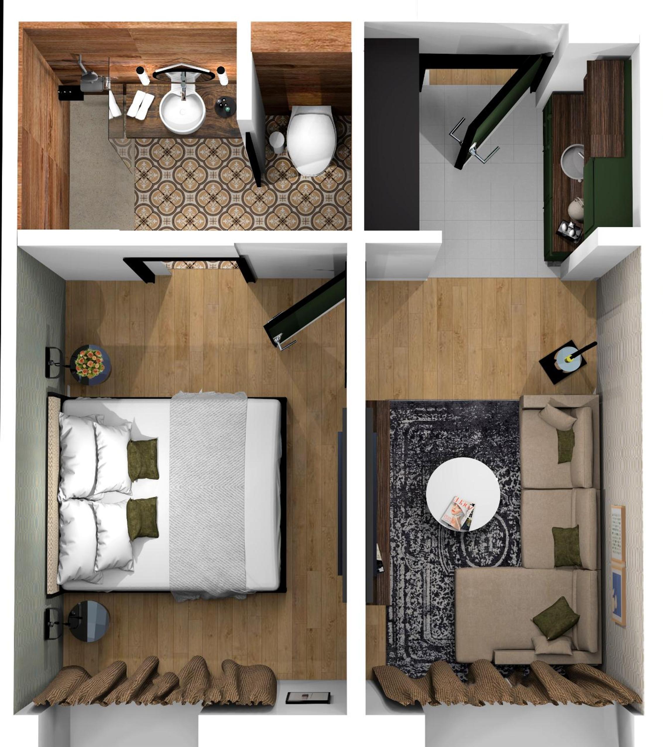 Compact One Bedroom Apartment photo 2