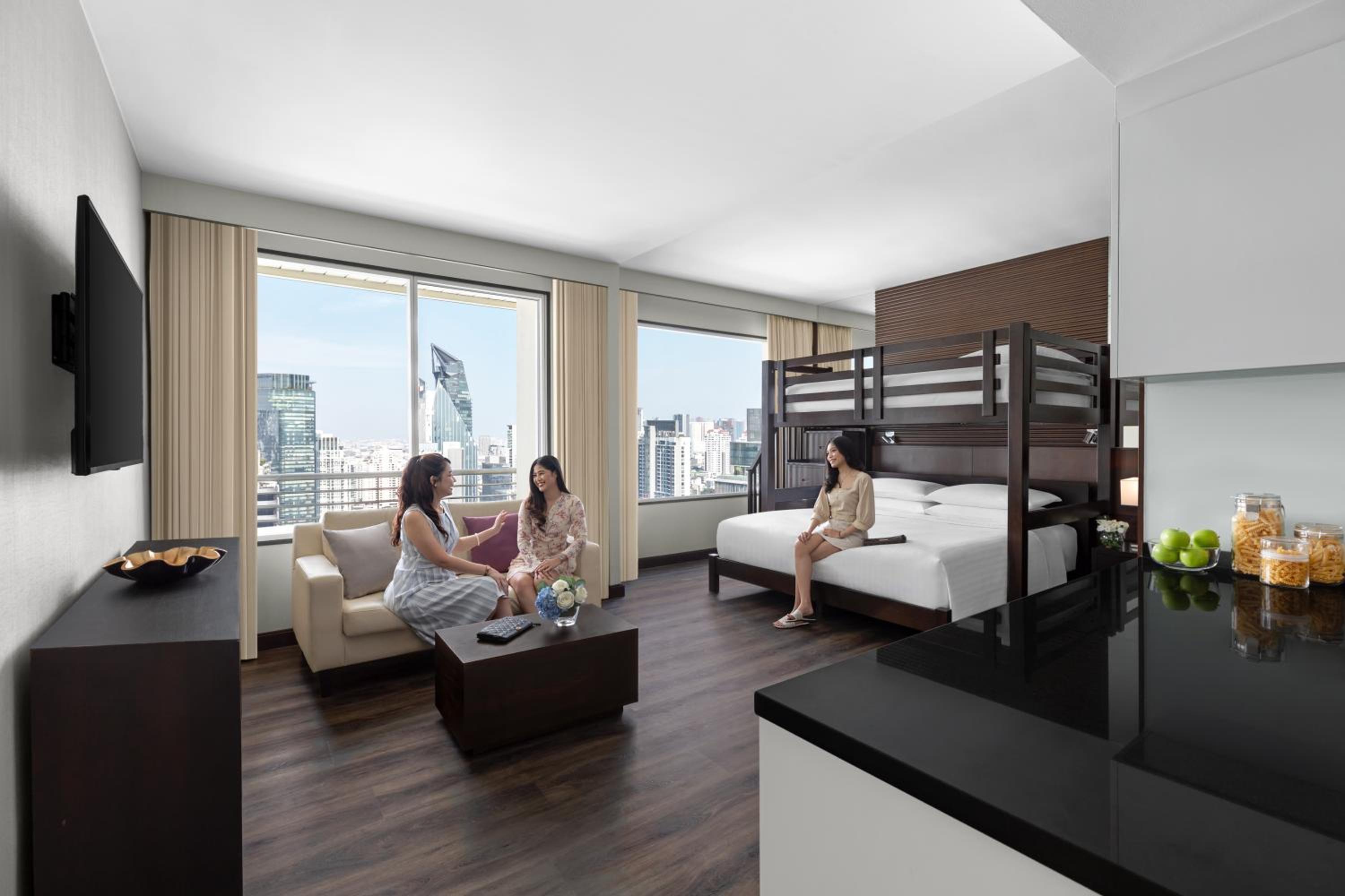 Bunk Bed Studio, 1 King bunk, City view, with Bathtub photo 2