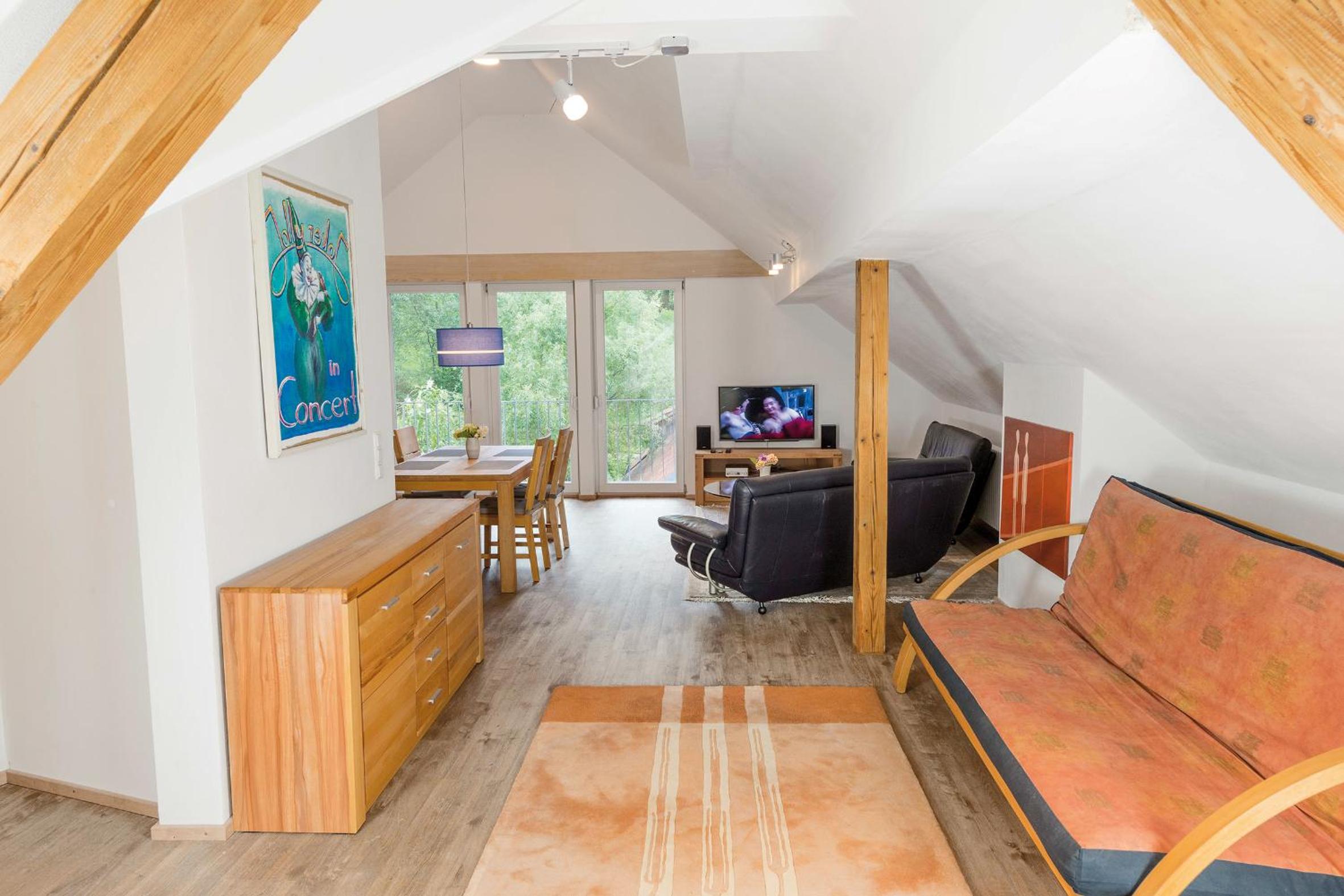 One-Bedroom Apartment with Garden View