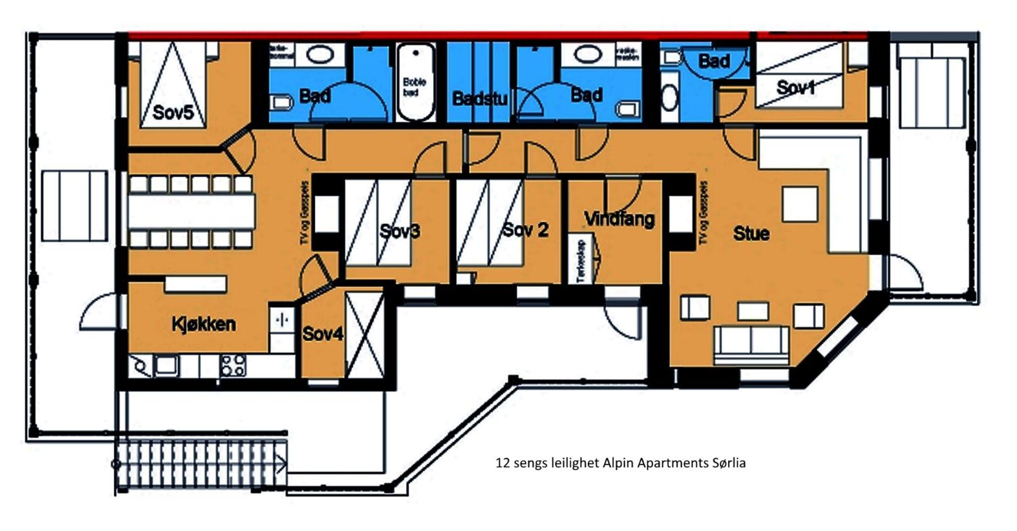 Five-Bedroom Apartment - Photo 14