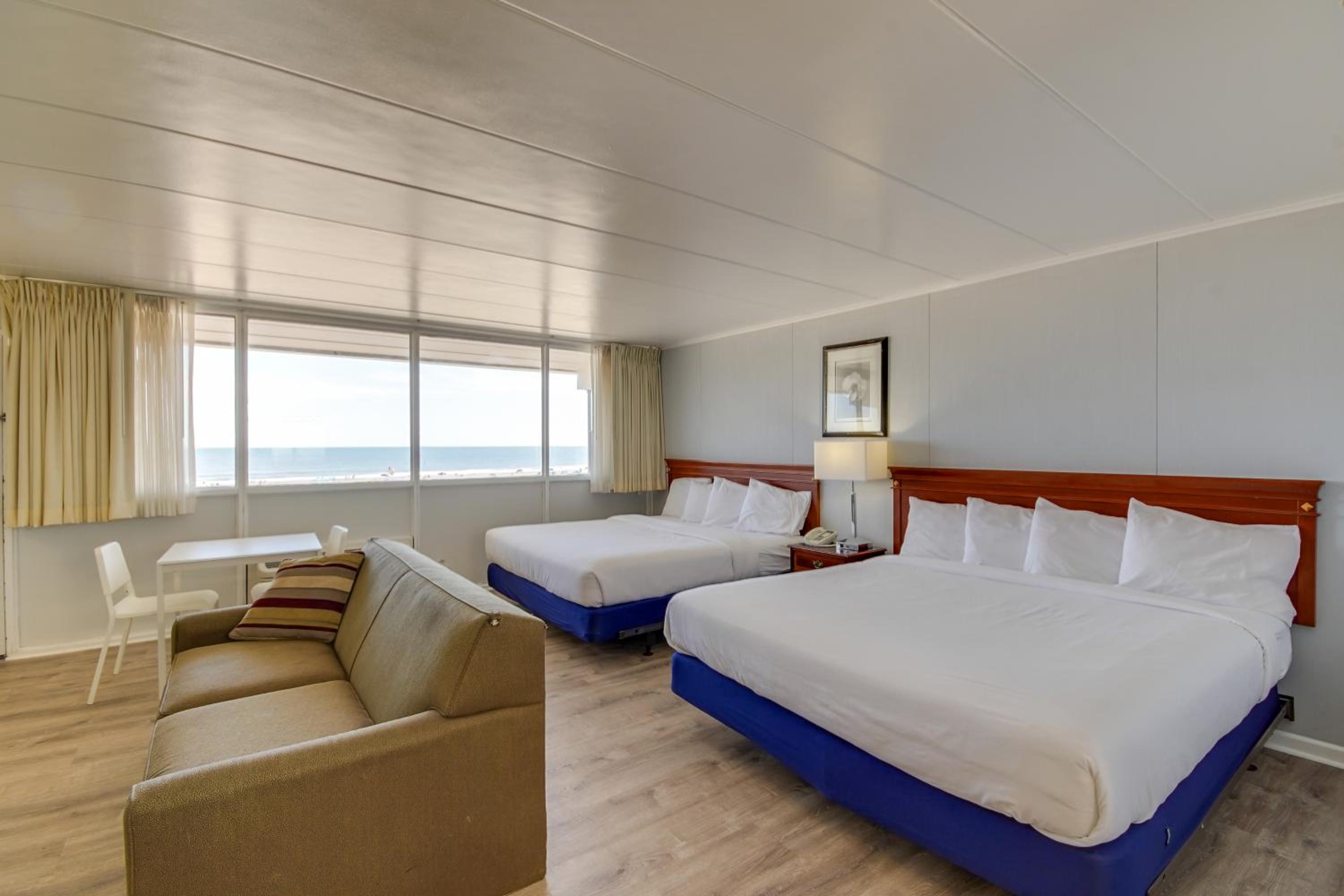 Large Ocean Front room with Two King Beds and Sofa Couch photo 3