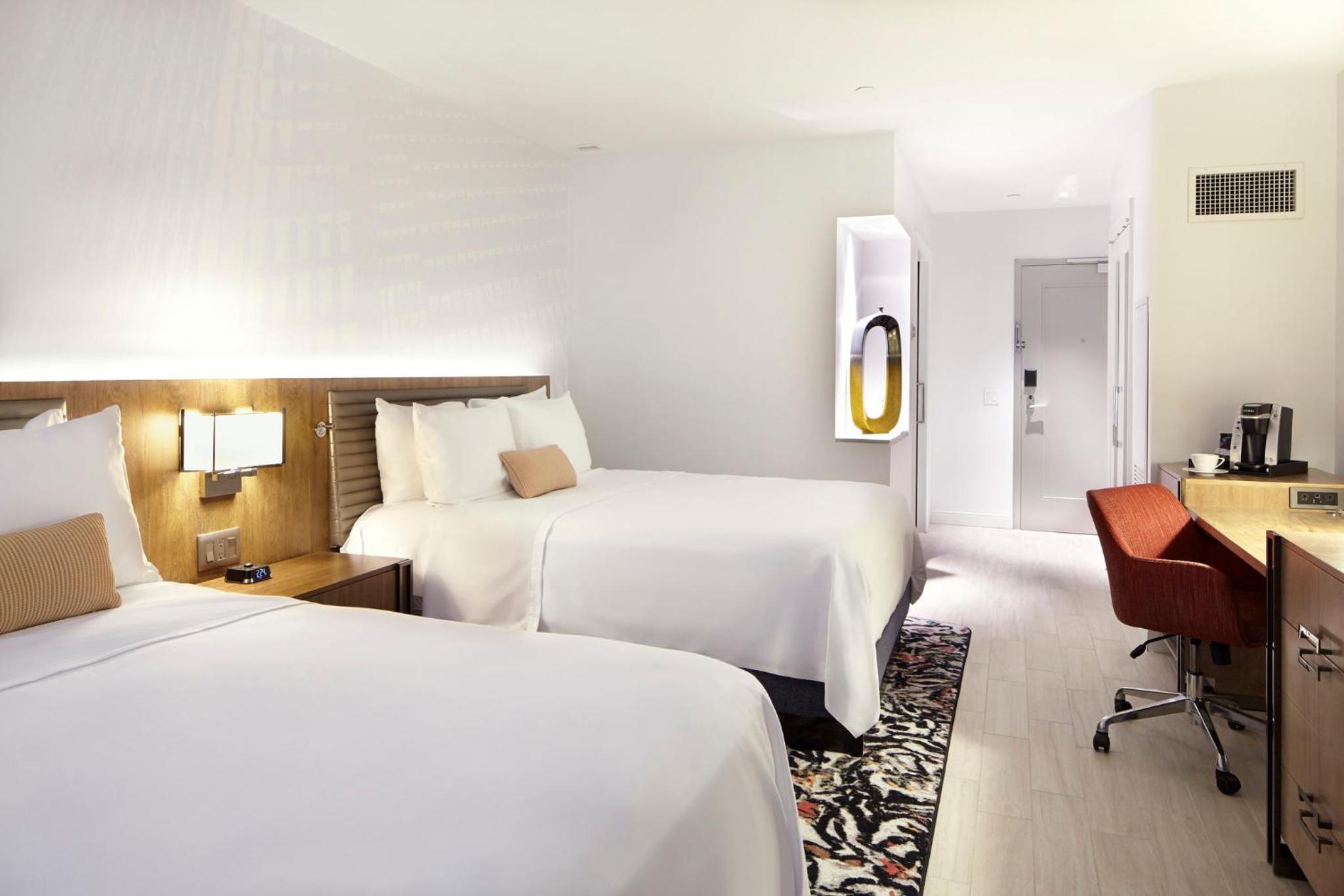 Queen Room with Two Queen Beds - Disability Access Hearing Accessible - Roll-In Shower photo 3