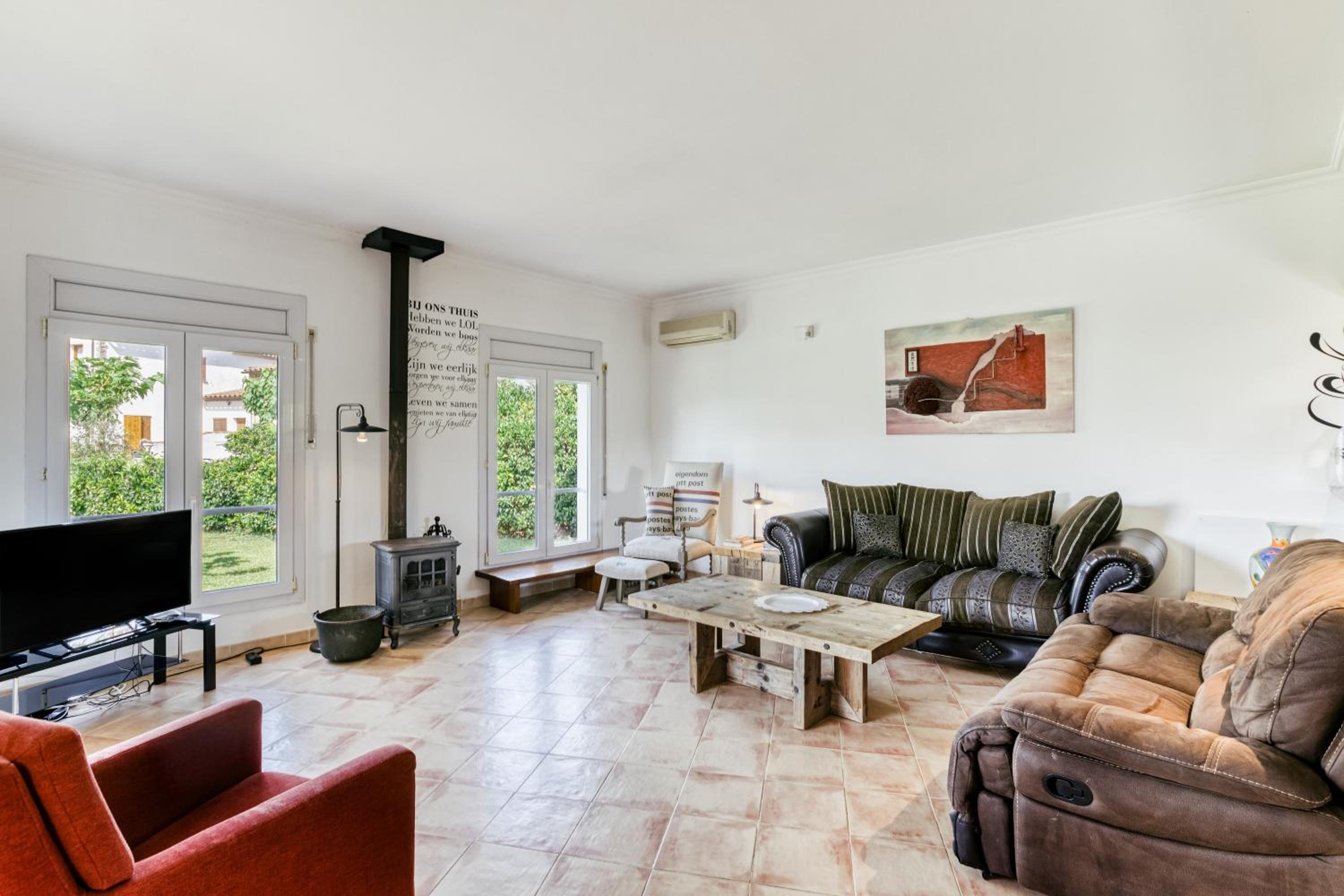 Villa con vistas al jardín
