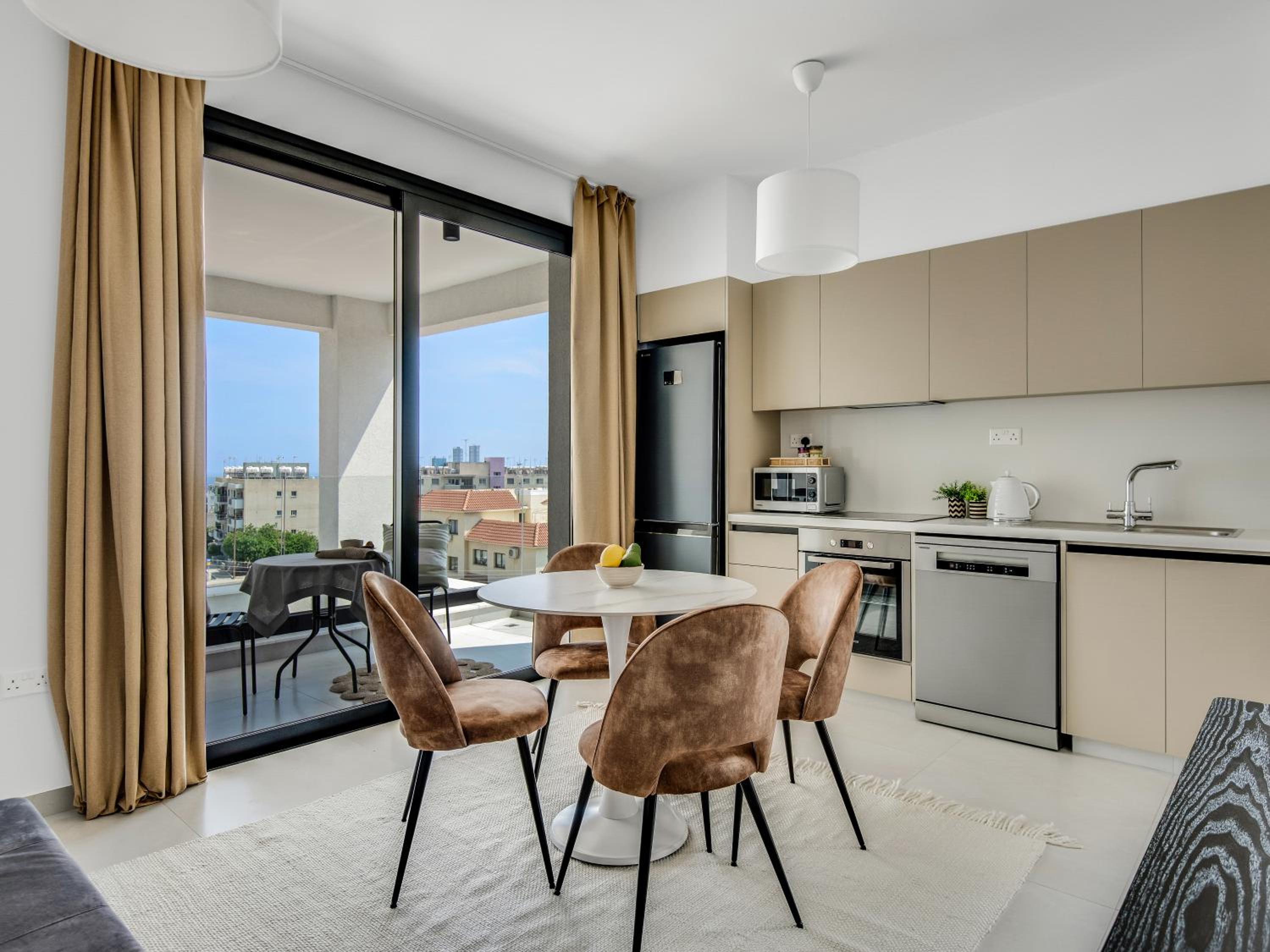Studio Apartment with Balcony