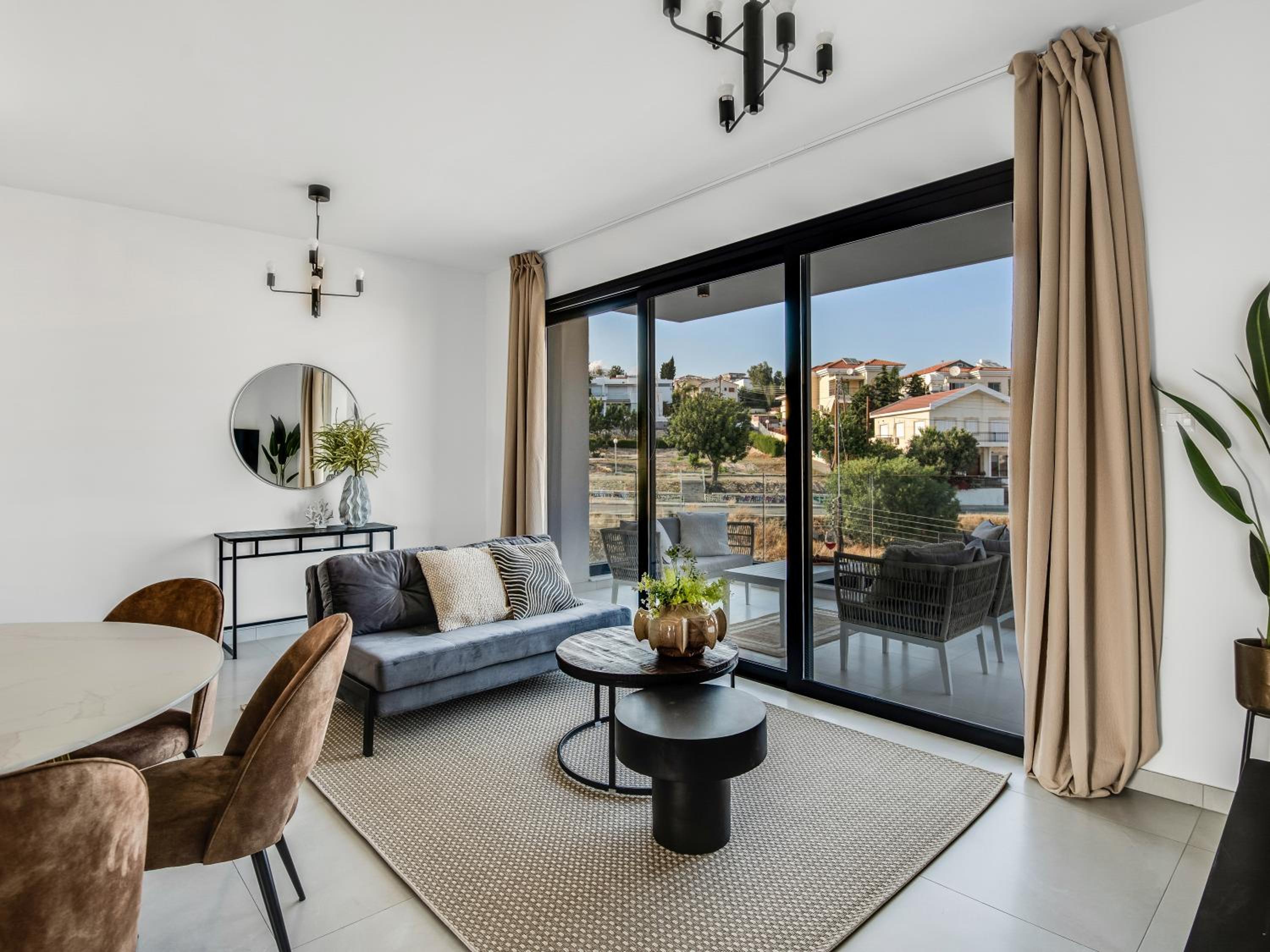 Three-Bedroom Apartment with Balcony