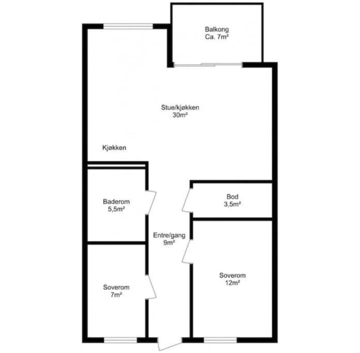 Two-Bedroom Apartment photo 3