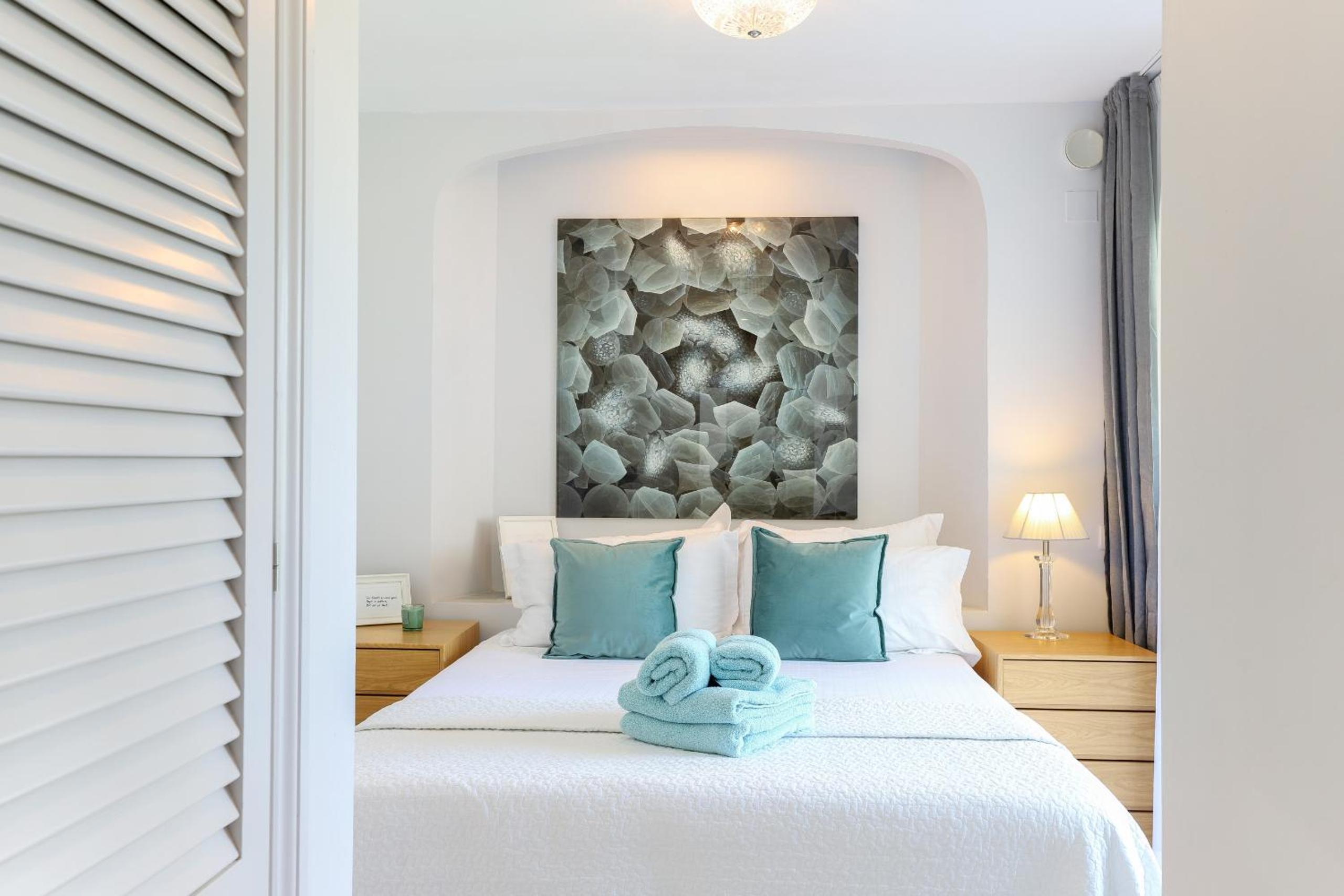 Apartamento con vista al jardín