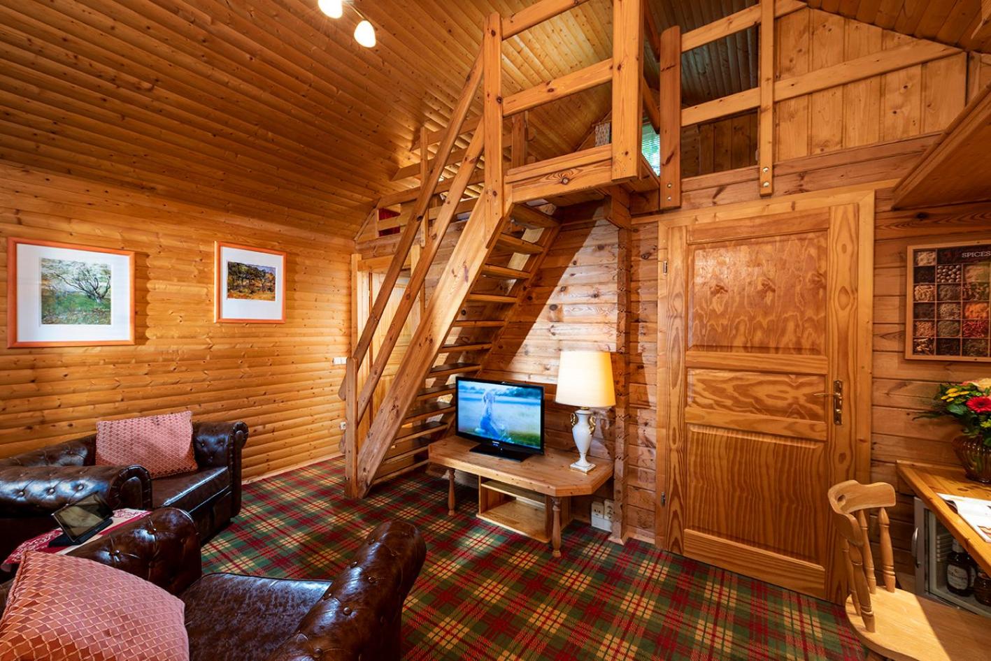 Chalet mit Gartenblick