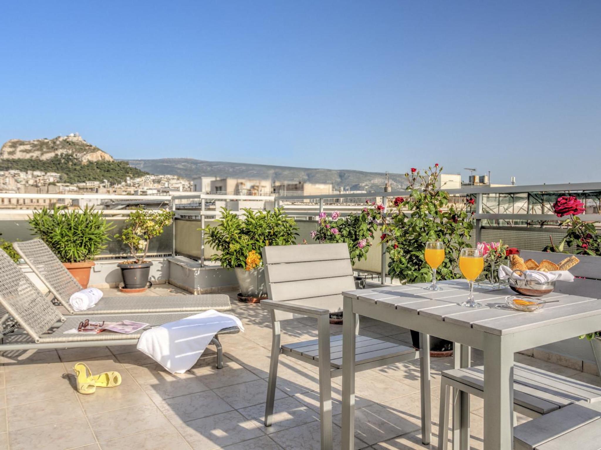 Suite with Private Veranda & Acropolis View