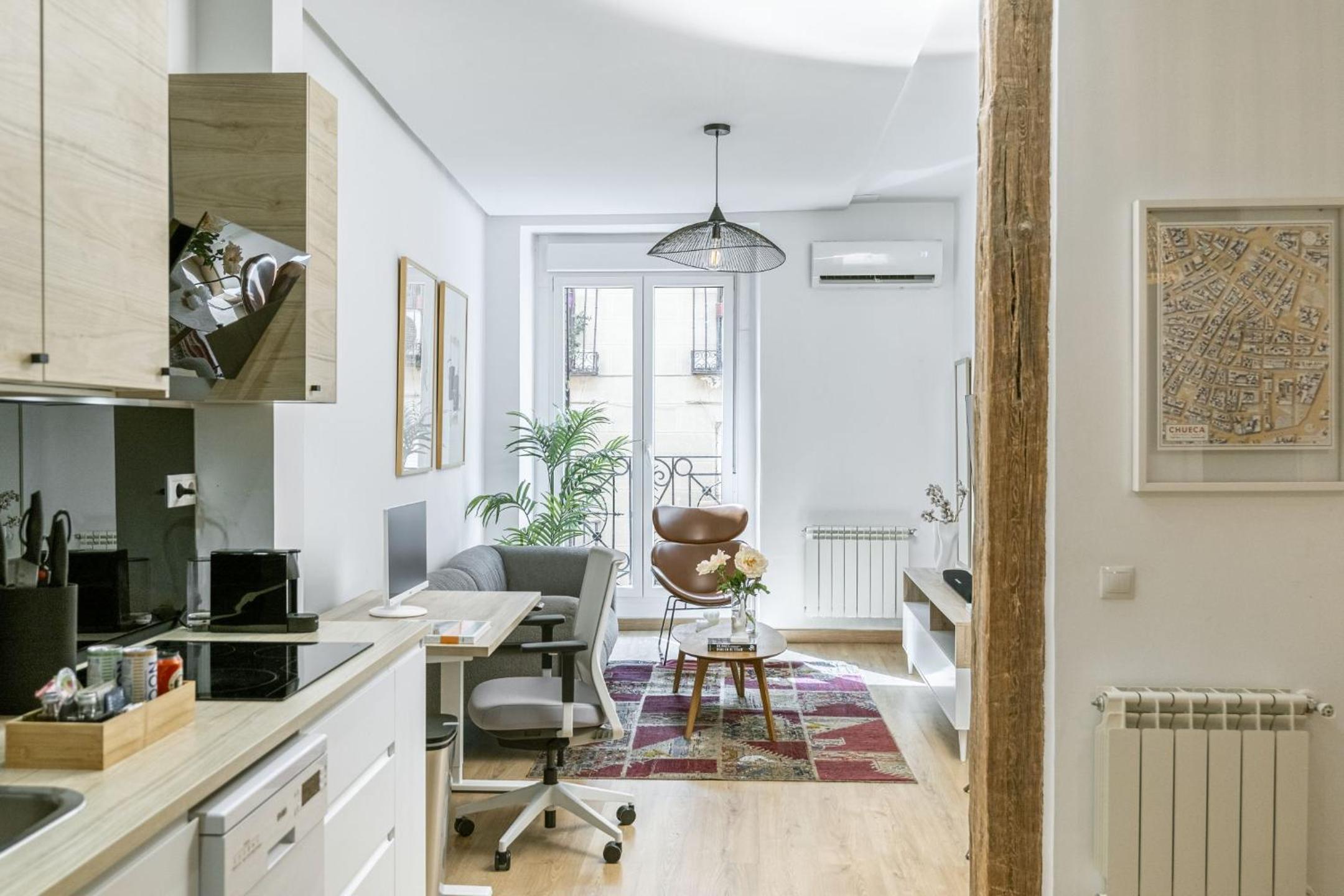 Apartamento de dos habitaciones