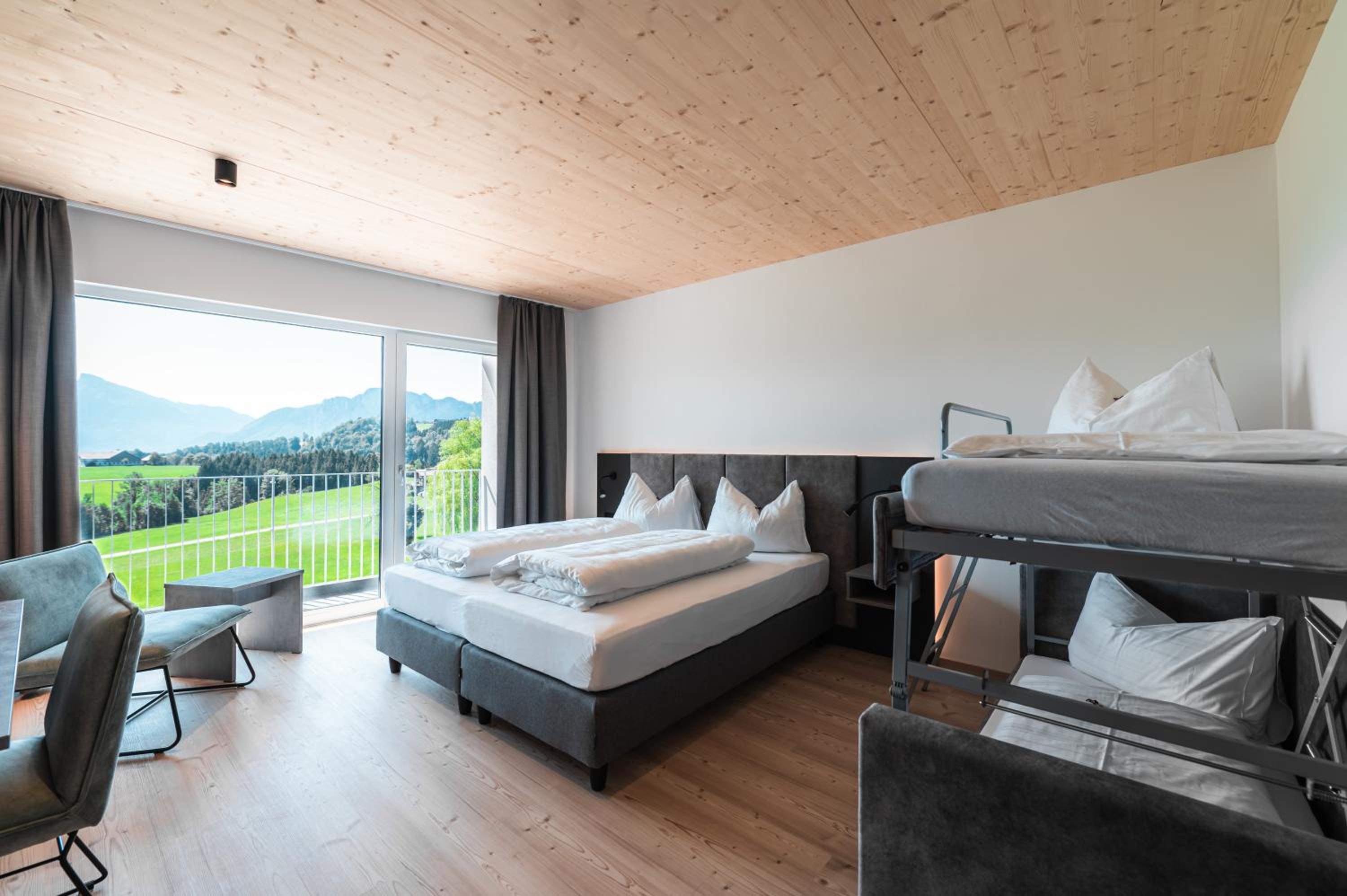 Family Room with Mountain View