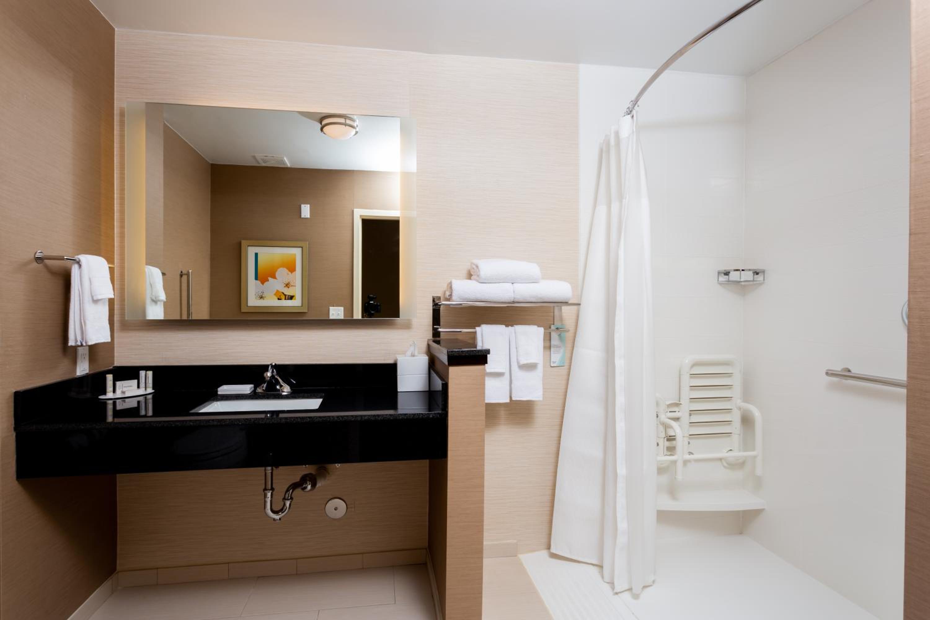 King Room with Roll-in Shower - Mobility and Hearing Accessible photo 3