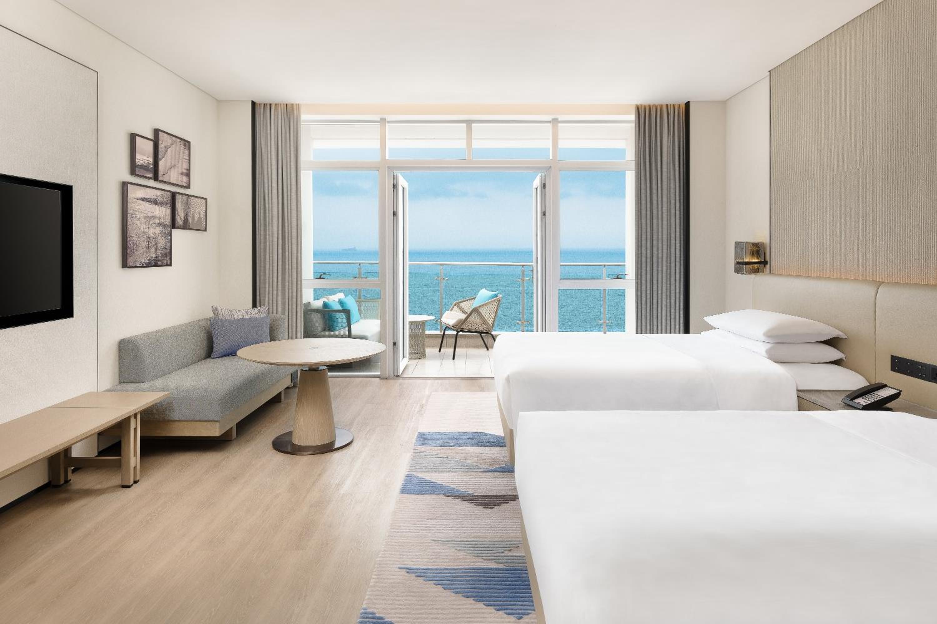 Premier, Guest room, 2 Doubles, Ocean view